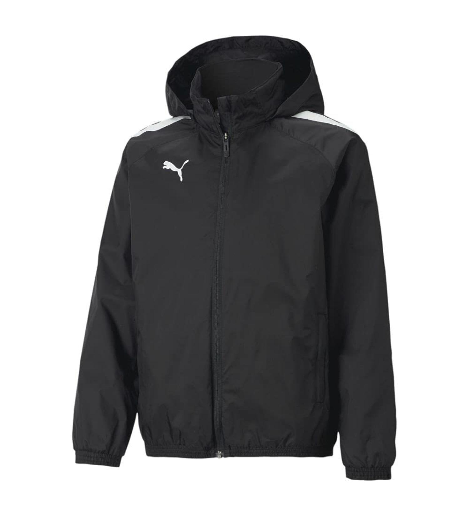 PUMA Unisex Kids Teamliga All Weather Jacket | Sweater 152 | Puma Black - Buy Online on GoSupps.com