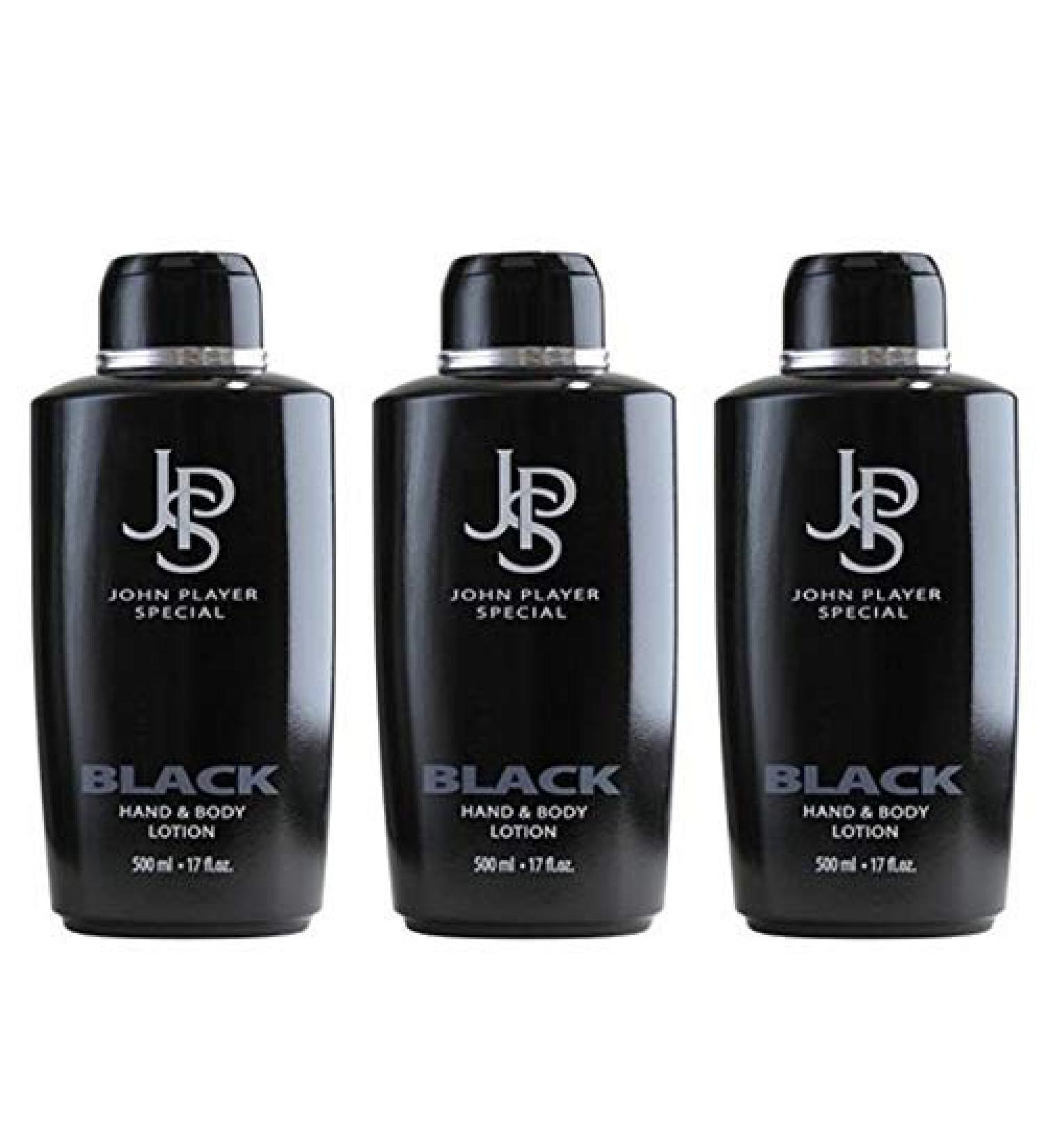 John Player Special Black Hand & Body Lotion 3 x 500 ml