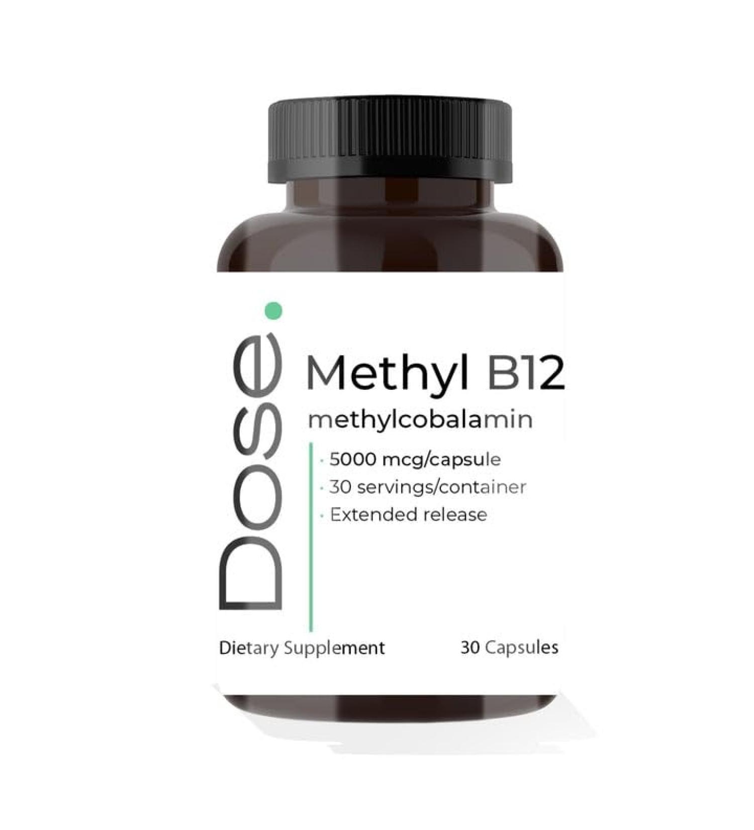 DOSE Methyl B12 Supplement 30 Capsules