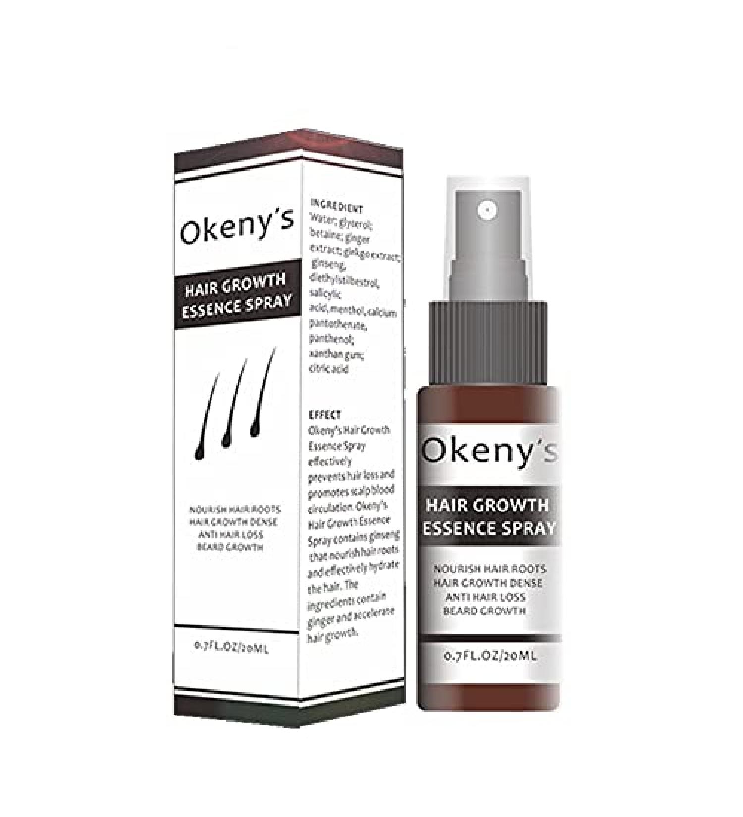 Okeny's Hair Growth Essence Anti-perte De Cheveux Favorisant La Croissance Des Cheveux Vaporisateur pais D'essence - Buy Online on GoSupps.com
