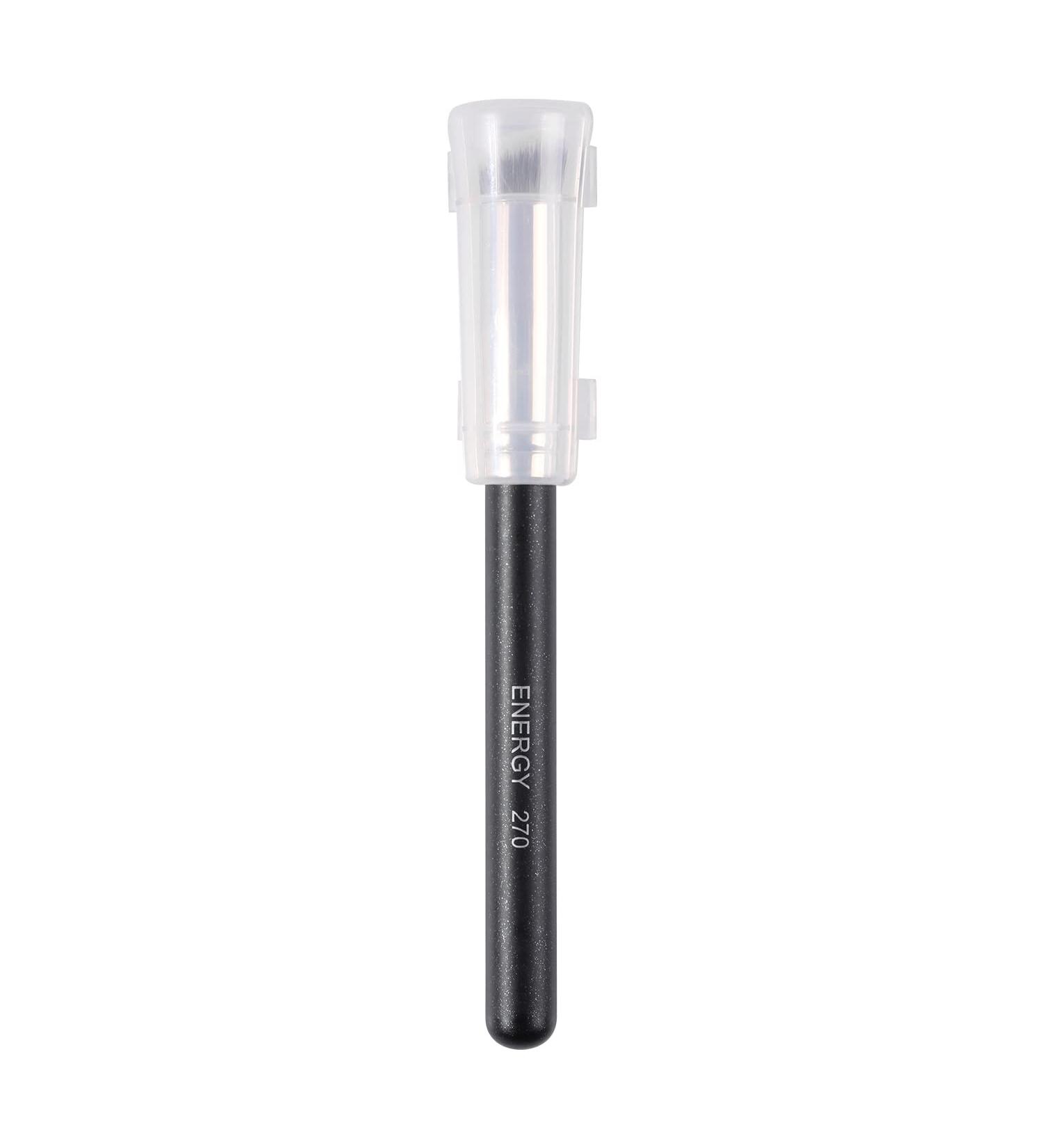 ENERGY Under Eye Concealer & Nose Contour Brush | Mini Angled Flat Top Kabuki for Flawless Blending of Dark Circles & Puffiness | Perfect for Powder Liquid Cream Makeup - Buy Online on GoSupps.com