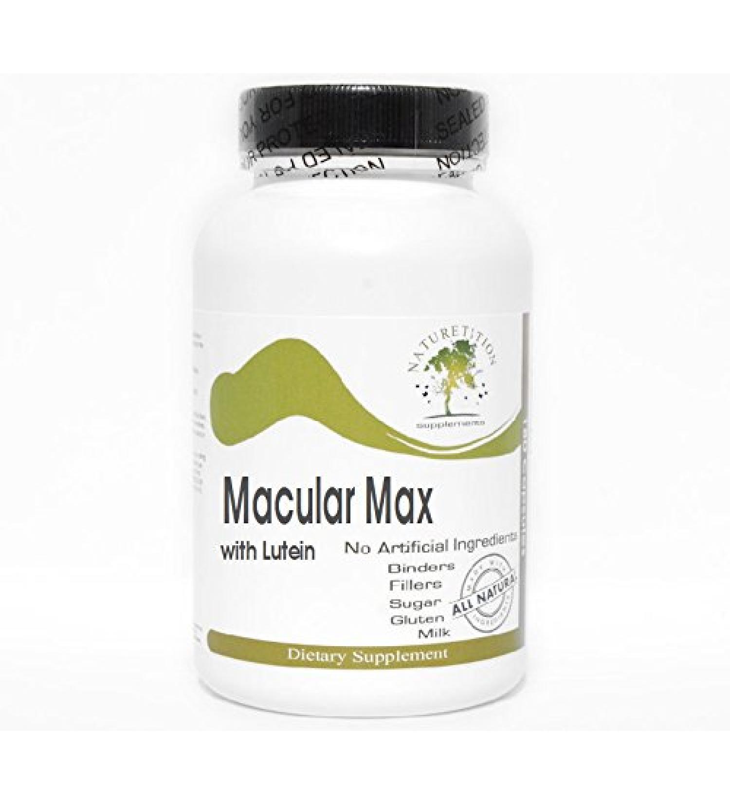 Macular Max with Lutein 90 Capsules - No Additives Naturetition Supplements