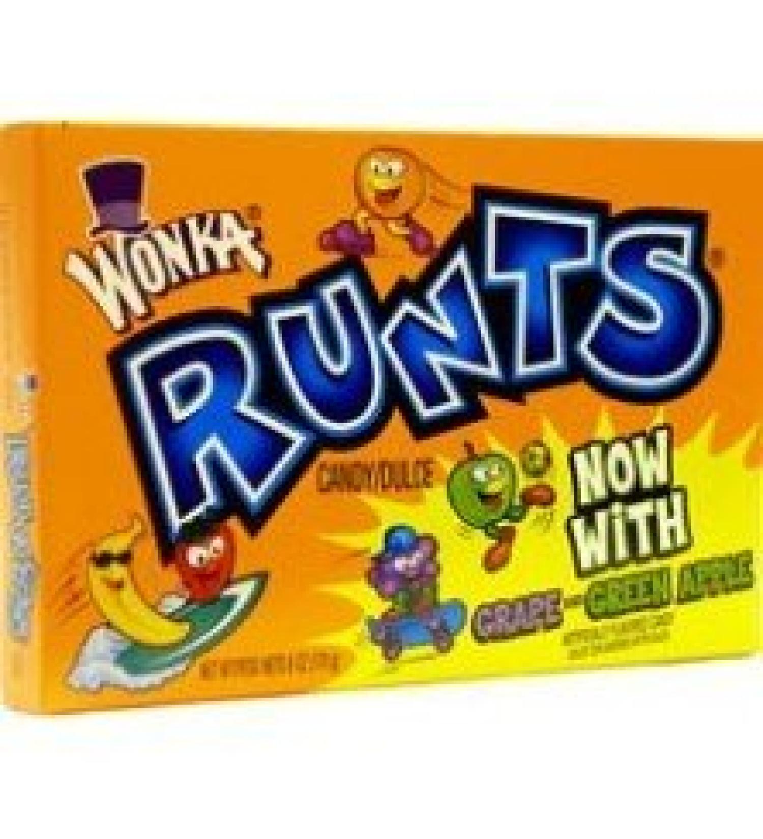 Wonka Wonka Runts Theatre 141g Box of American Sweets