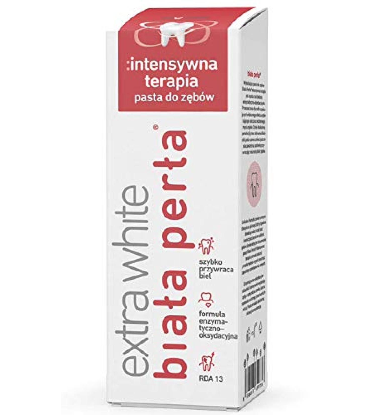 Zielnik Apteczny Biala Perla Extra White Whitening Toothpaste 75 ml