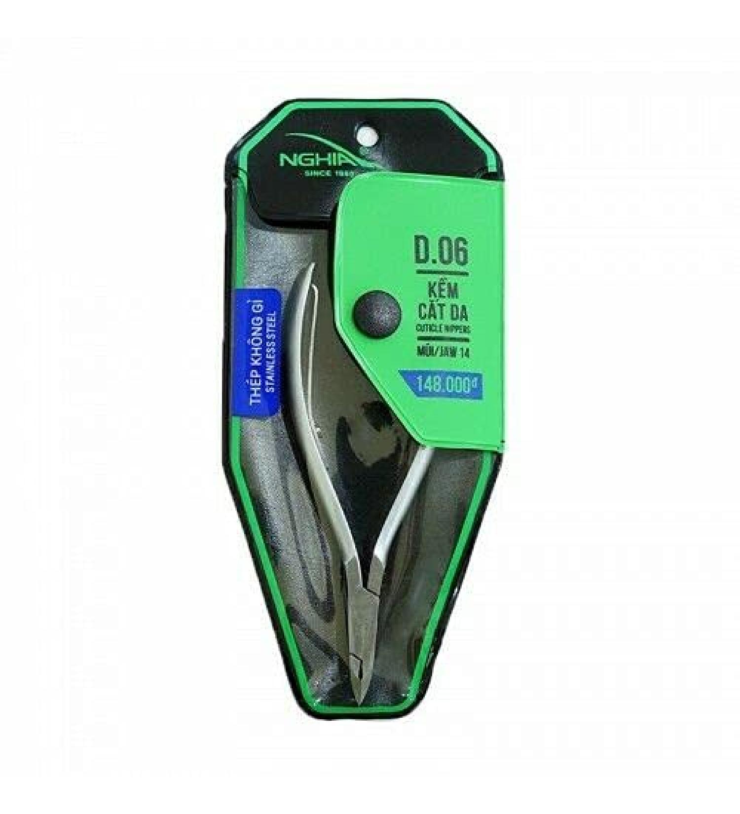NGHIA Cuticle Nippers 14 jaw(5.5 mm) - Many Type #D-06 to #D-09 - Stainless Steel (#D-06) - Buy Online on GoSupps.com