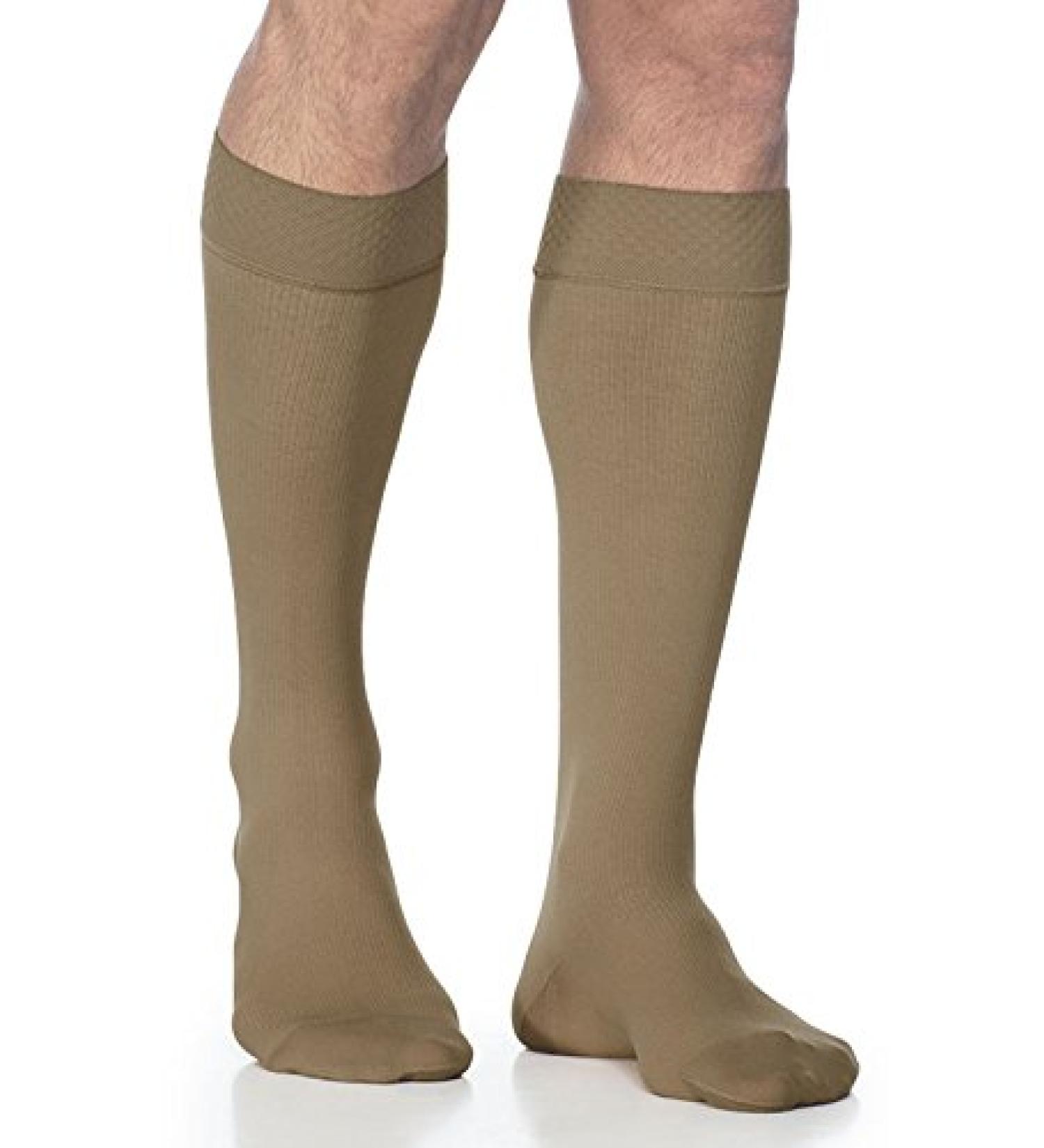 Sigvaris Midtown Men 20-30 Mhg Medium Long Tan Khaki