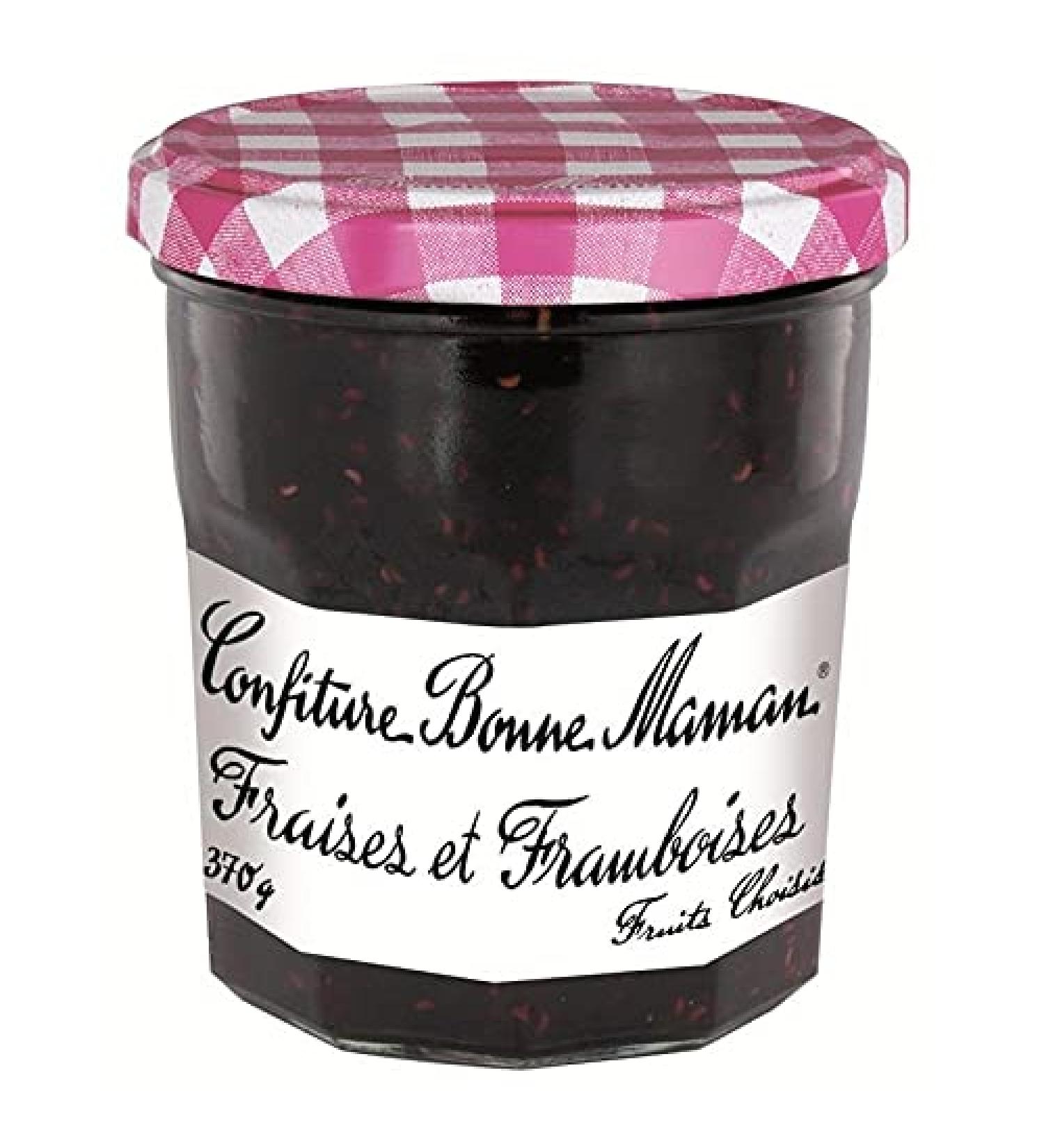 Bonne Maman Strawberry and Raspberry Jam 370 g - Pack of 4 - Buy Online on GoSupps.com