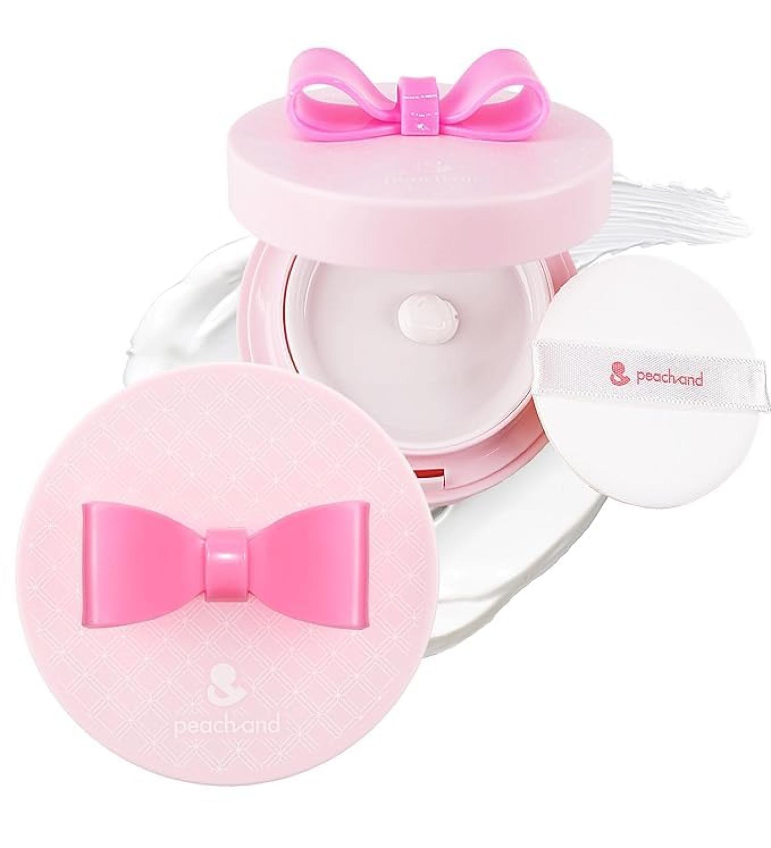 peach and Baby Kids Mineral Sun Cushion SPF50+ PA++++ (Pink Ribbon) - Buy Online on GoSupps.com