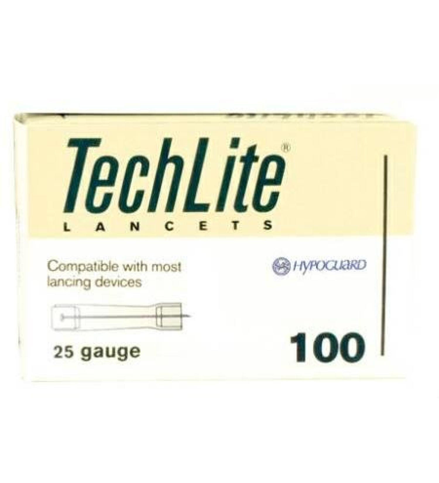 Chronimed/Hypoguard Techlite Lancets (25 Gauge) 100 (CJ880125) Category: Lancets