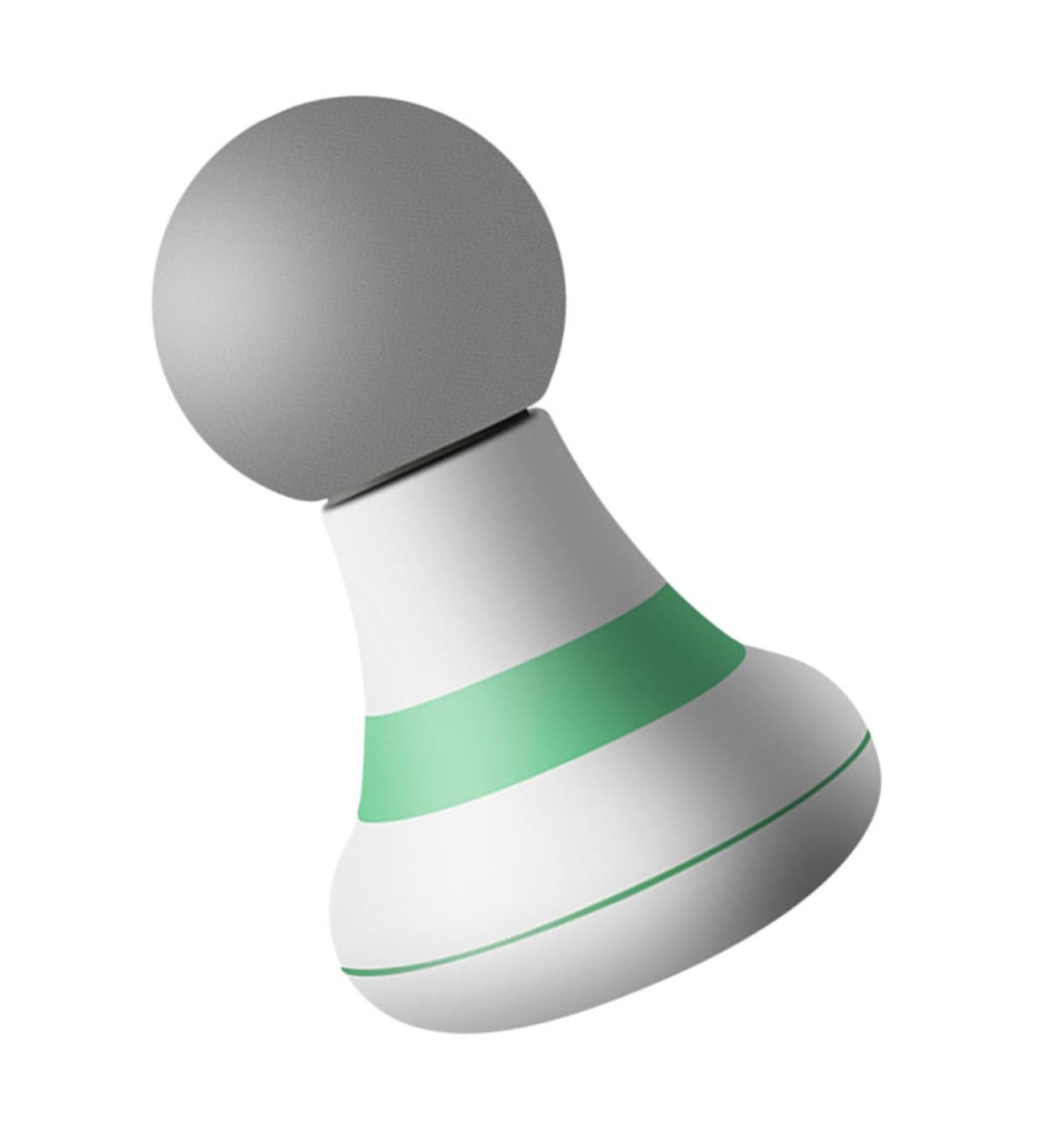 SESESFOUFU Portable Percussion Muscle Massage Device - 1STK Fascies Masion Power Tools for Ultimate Body Relaxation | USB Pebble Gel 11.5x7.5cm Green - Buy Online on GoSupps.com