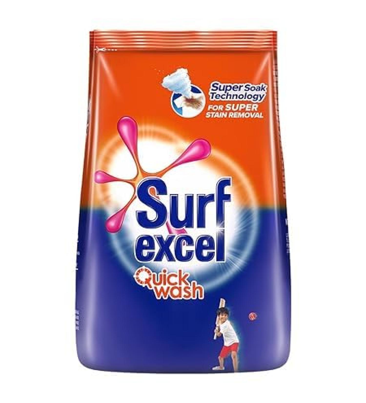 S.ur.f E.xc.el Quick Wash Laundry Detergent Super Soak Technology 1 kg - Buy Online on GoSupps.com