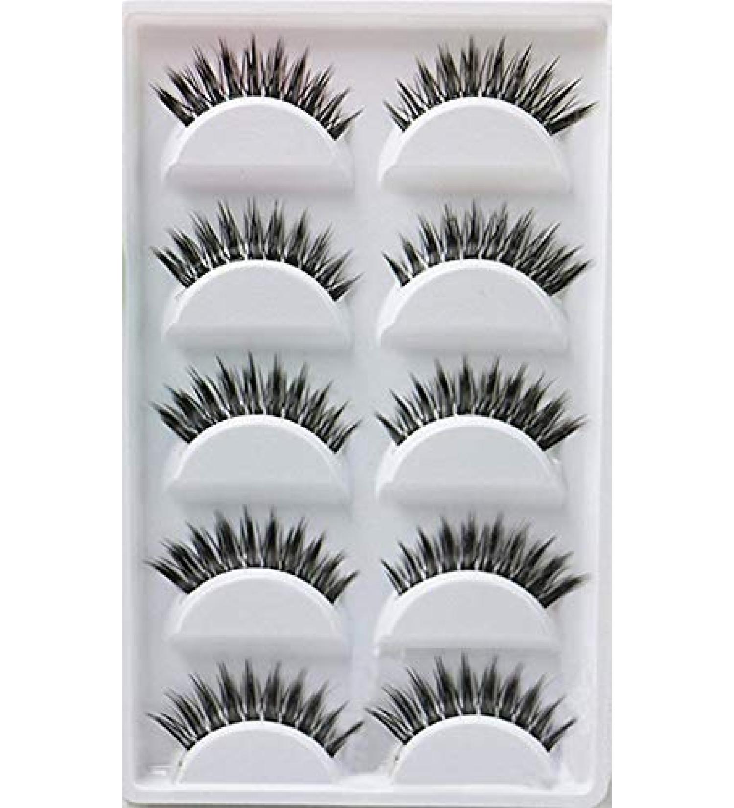 YOUNG 3D False Eyelashes - 5 Pairs of Natural Black Mink Hair for Stunning Makeup (AMX14) - International Shipping Available - Buy Online on GoSupps.com
