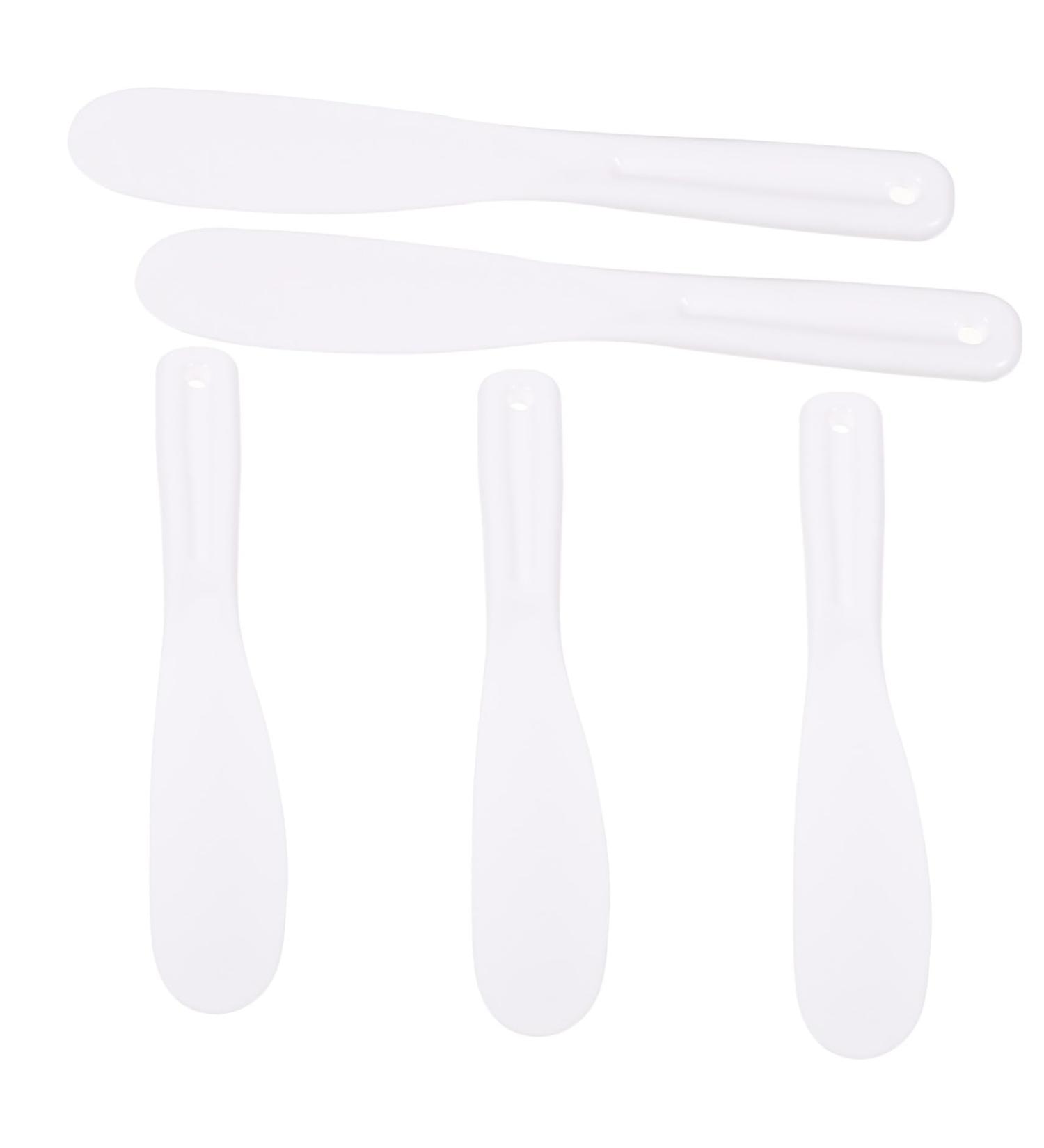 Mobestech 5 pi ces Spatules Cosm tiques Silicone Spatule Masque Visage pour Cr me Applicateur Lotion et Soin Cuill res Maquillage Compactes pour Voyage et Usage Quotidien - Buy Online on GoSupps.com
