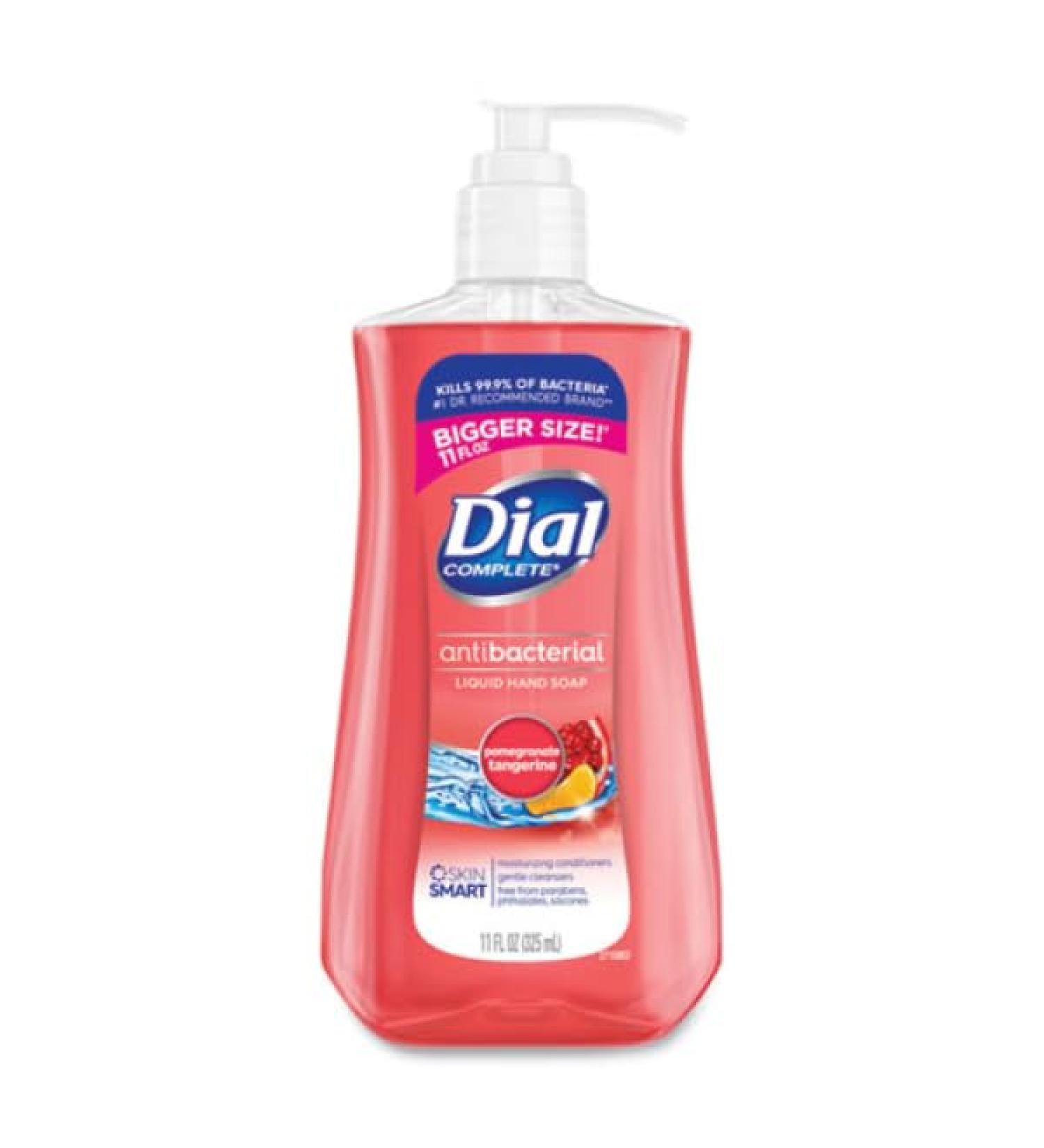 Dial DIA20943CT 11 fl oz hygienic Defense Liquid Hand Soap - Pomegranate Tangerine - Pack of 12