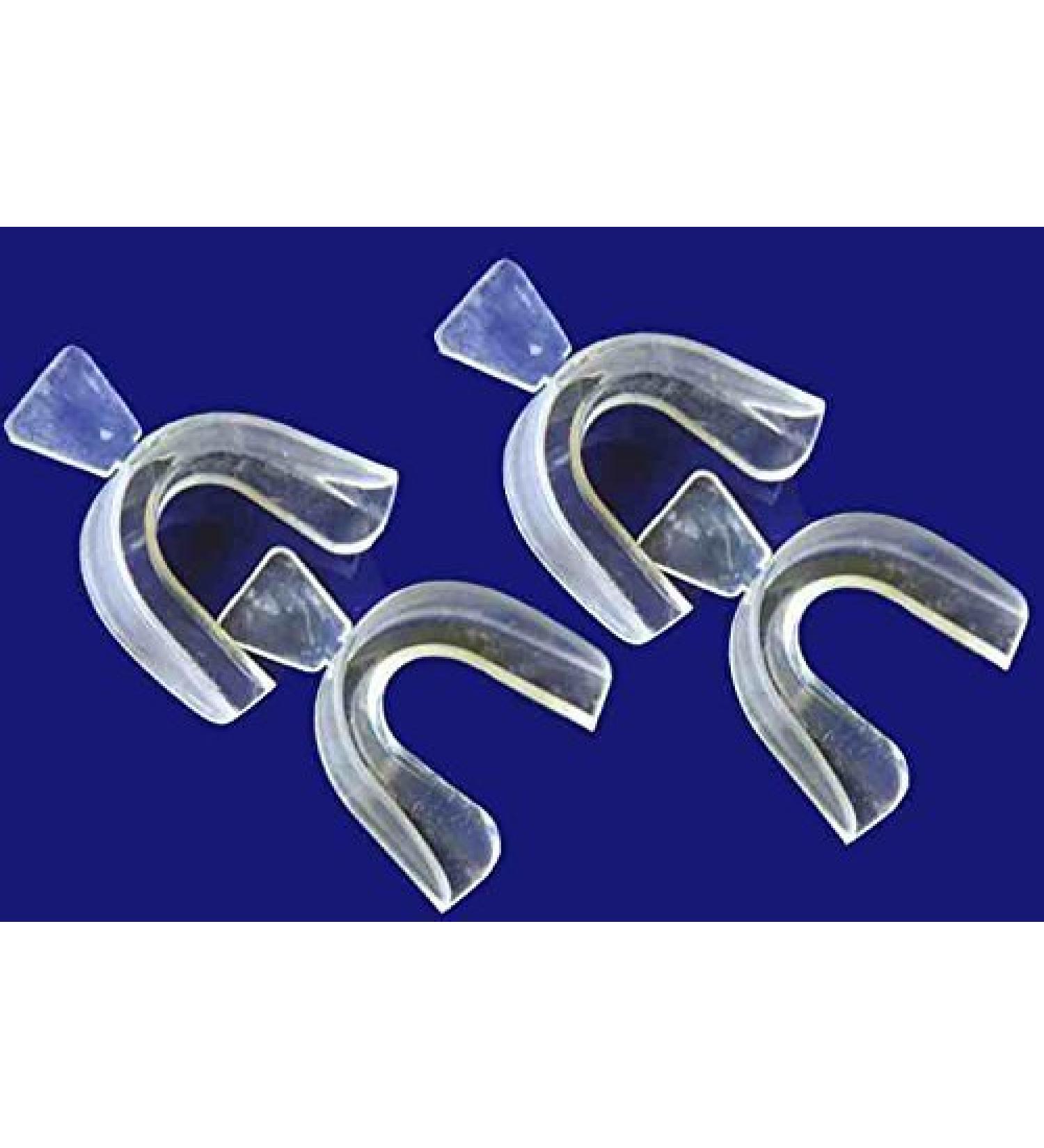 Uteruik Pack of 4 Thermoforming Mouthguards for Teeth Whitening, Bleaching or Grinding Teeth,