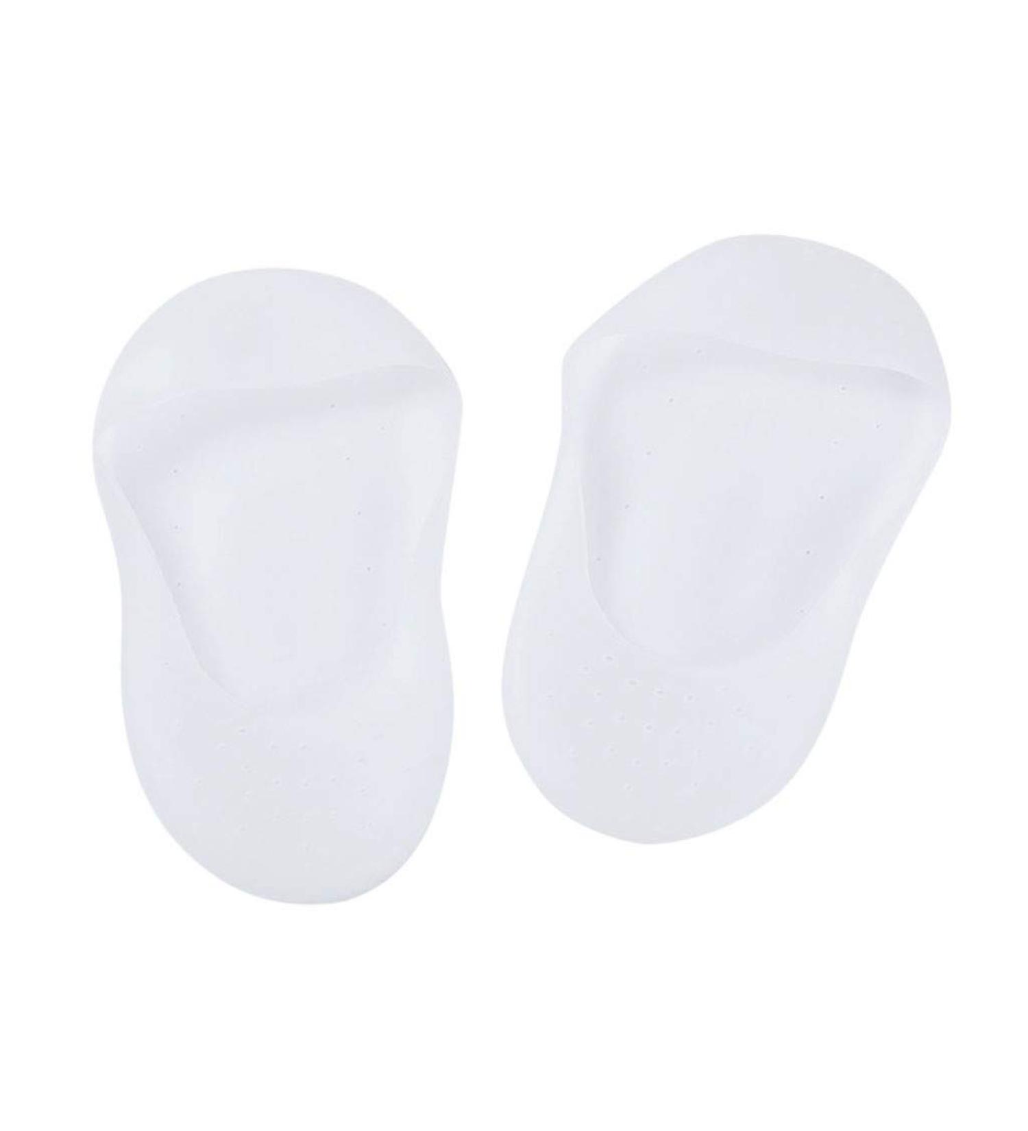 Crack Chapped Silicone Foot Chapped Gel Healing Heel Repair 1 Pair Dry Socks White L