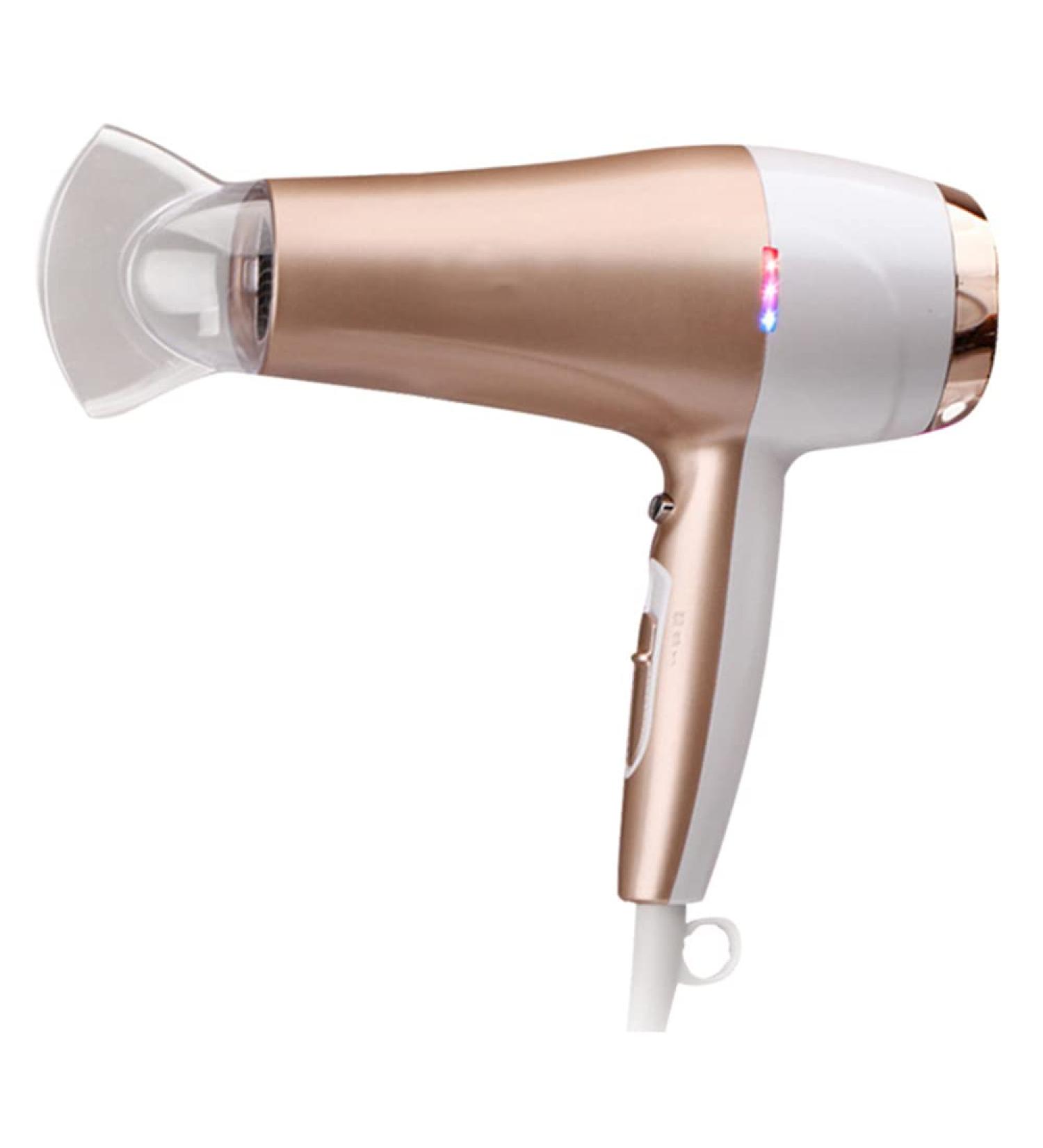 Professional Hair Dryer 2200W AC Motor Negative Ionic Technology Blow Dryer with 3 Heat & 2 Speed Setting and Cool Shot Button Concentrator Nozzle Included for Men and Women Small Gift - Buy Online on GoSupps.com
