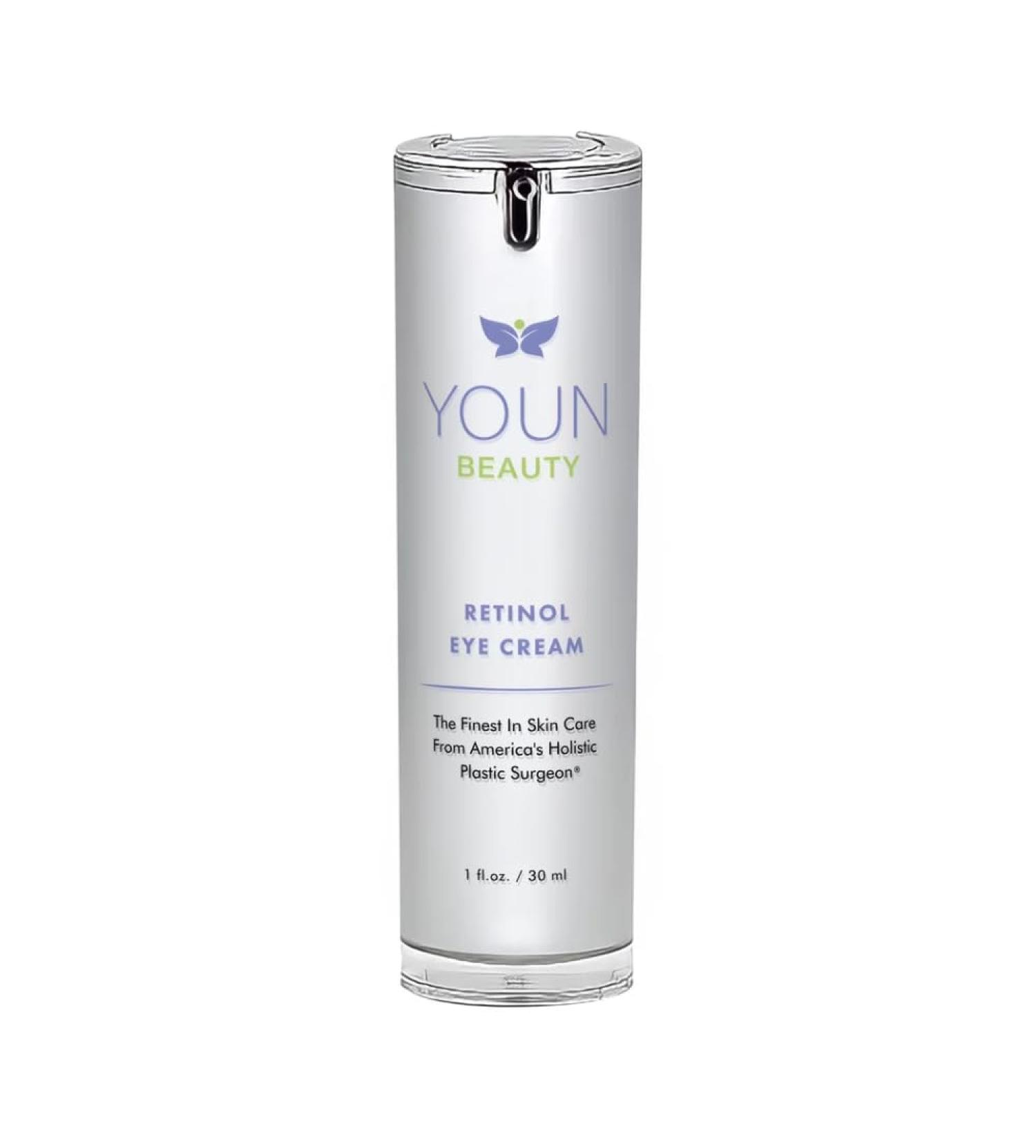 YOUN Beauty Retinol Eye Cream by Dr. Anthony Youn - Paraben-Free Hydrating Under Eye Cream with 1% Retinol & Hyaluronic Acid - Skin Firming Night Cream 1 Fl Oz - Buy Online on GoSupps.com