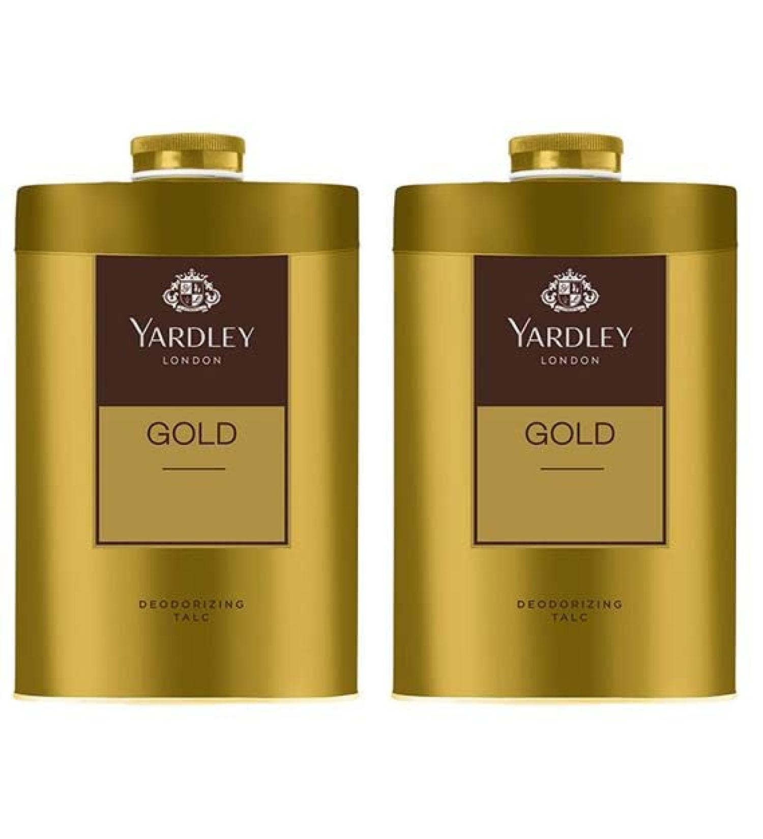 2 x 100gm Yardley London Gold Deodorizing Talcum Powder for Men - Buy Online on GoSupps.com