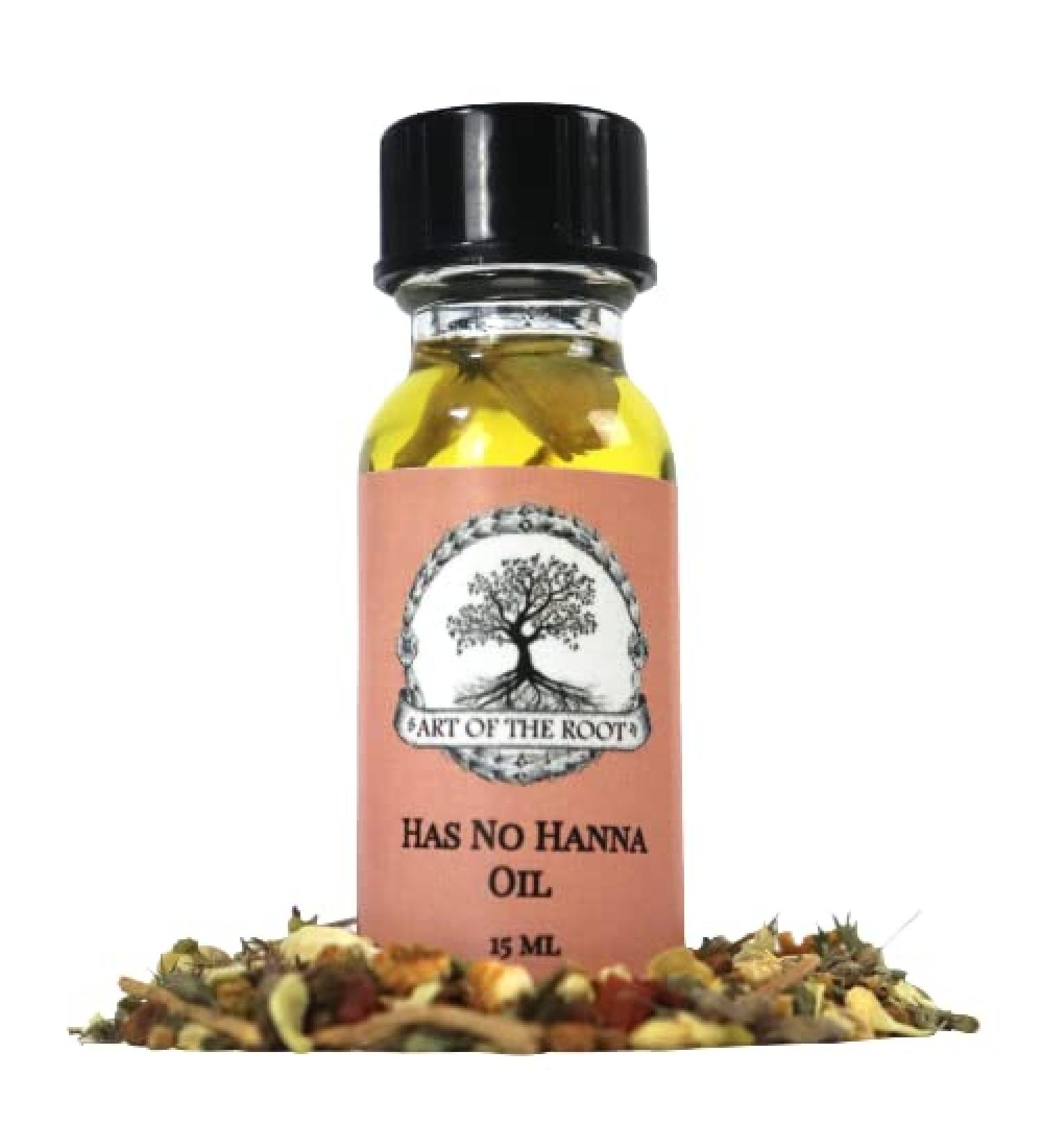Has No Hanna Oil 1/2 oz | Handmade Herbal & Essential Oil Blend for Money Luck & Fidelity Rituals | Hoodoo Voodoo Wicca Pagan Conjure - Buy Online on GoSupps.com