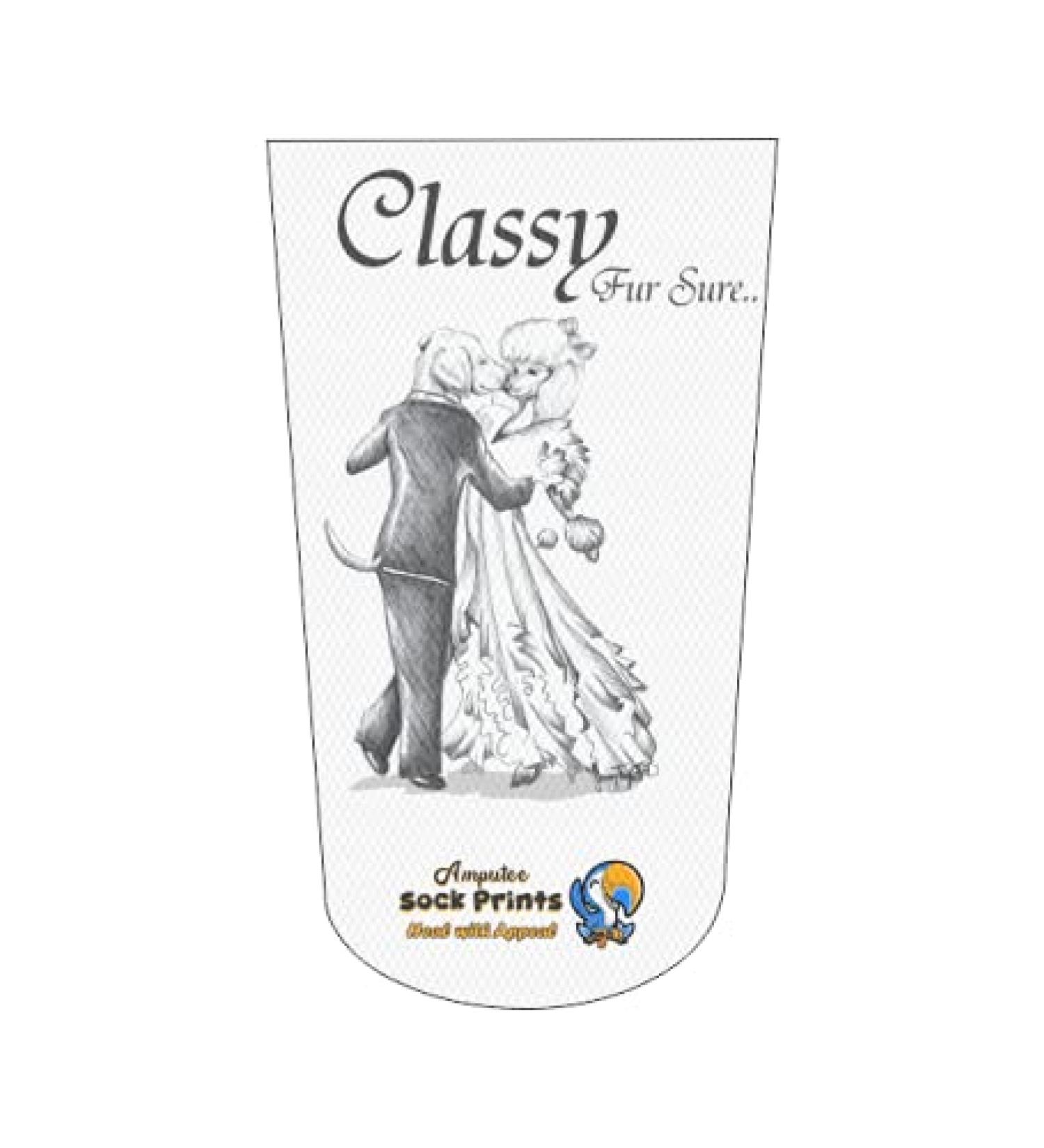 Classy Fur Sure Fancy Poodle 3Ply Amputee Stump Sock - Heal with Appeal - Buy Online on GoSupps.com