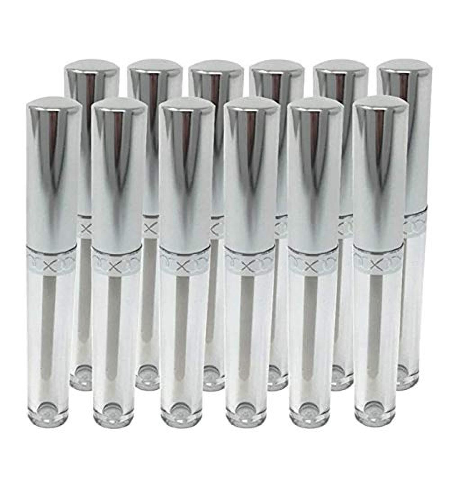 Buy 12 Pack Silver Empty Lip Gloss Tubes - 10 mL with International Shipping - Buy Online on GoSupps.com