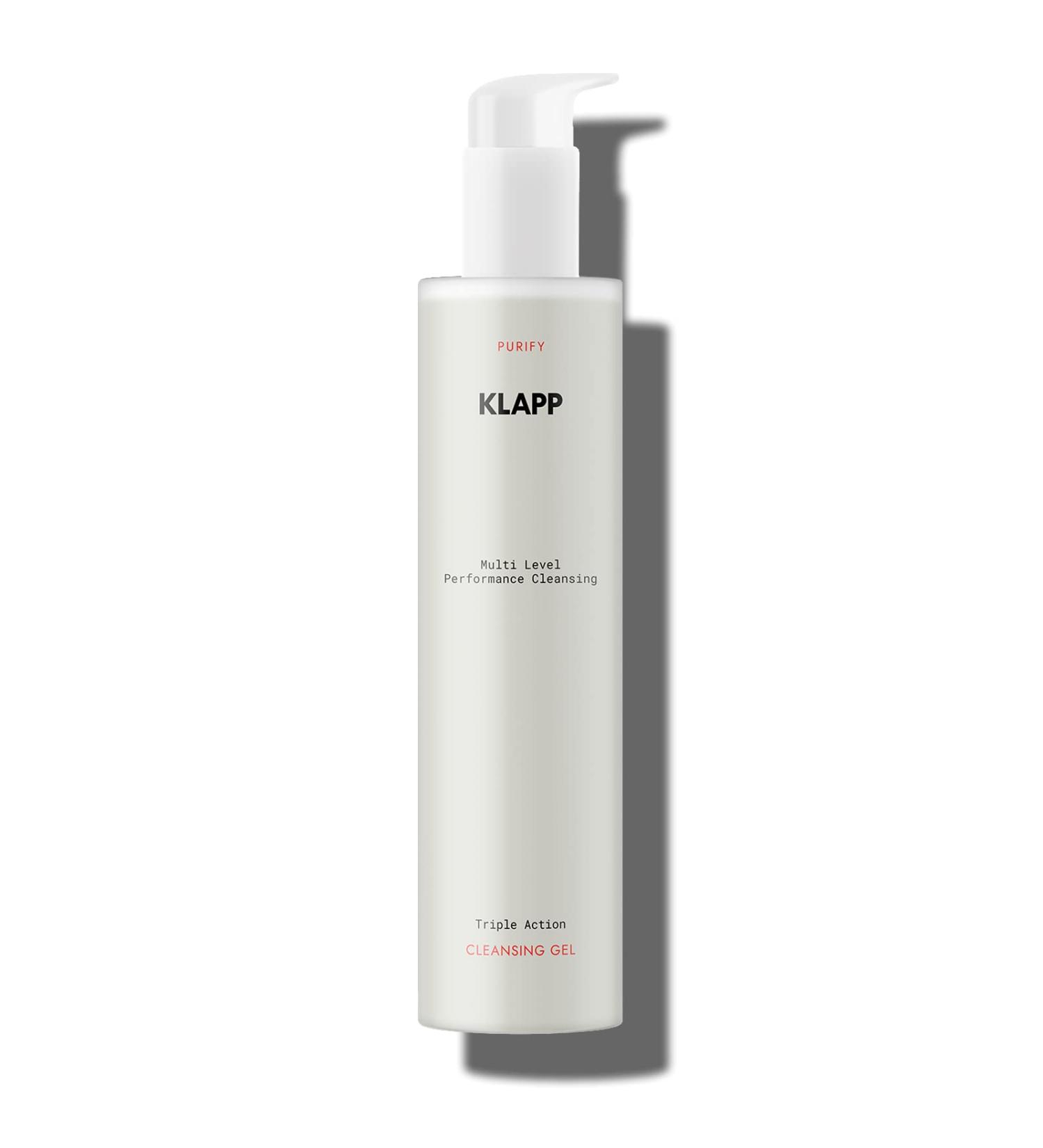 KLAPP Cosmetics - Triple Action Cleansing Gel (200ml) - Buy Online on GoSupps.com