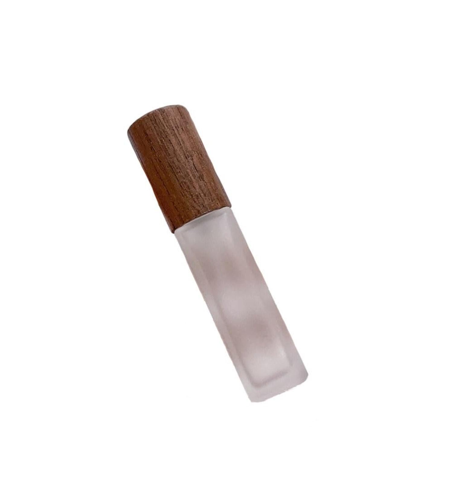 Large Capacity Frosted Glass Spray Bottle - Refillable Travel Perfume & Makeup Container (Brown) | Portable Essential - Buy Online on GoSupps.com