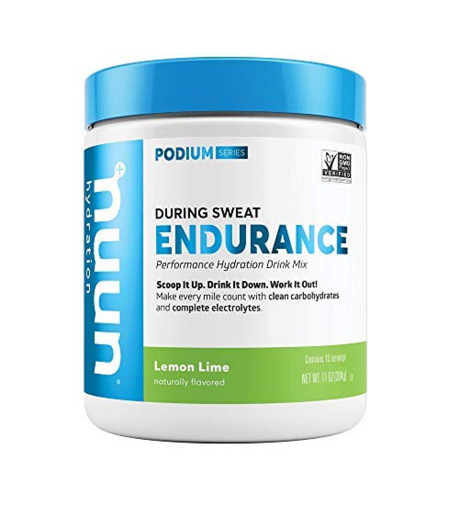 Nuun Endurance | Workout Support | Electrolytes & Carbohydrates (Lemon Lime  16 Servings - Canister) Lemon Lime 16 Servings (Pack of 1) - Buy Online on GoSupps.com