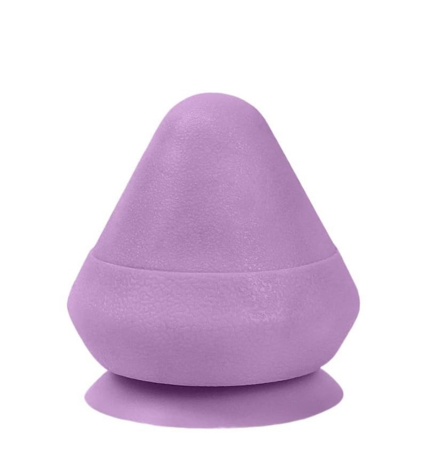 BLBTEDUAMDE Silicone Massage Cone - Yoga Massager for Lumbar Back & Foot Relief | Solid Adsorption Ball - Purple TPE - Buy Online on GoSupps.com