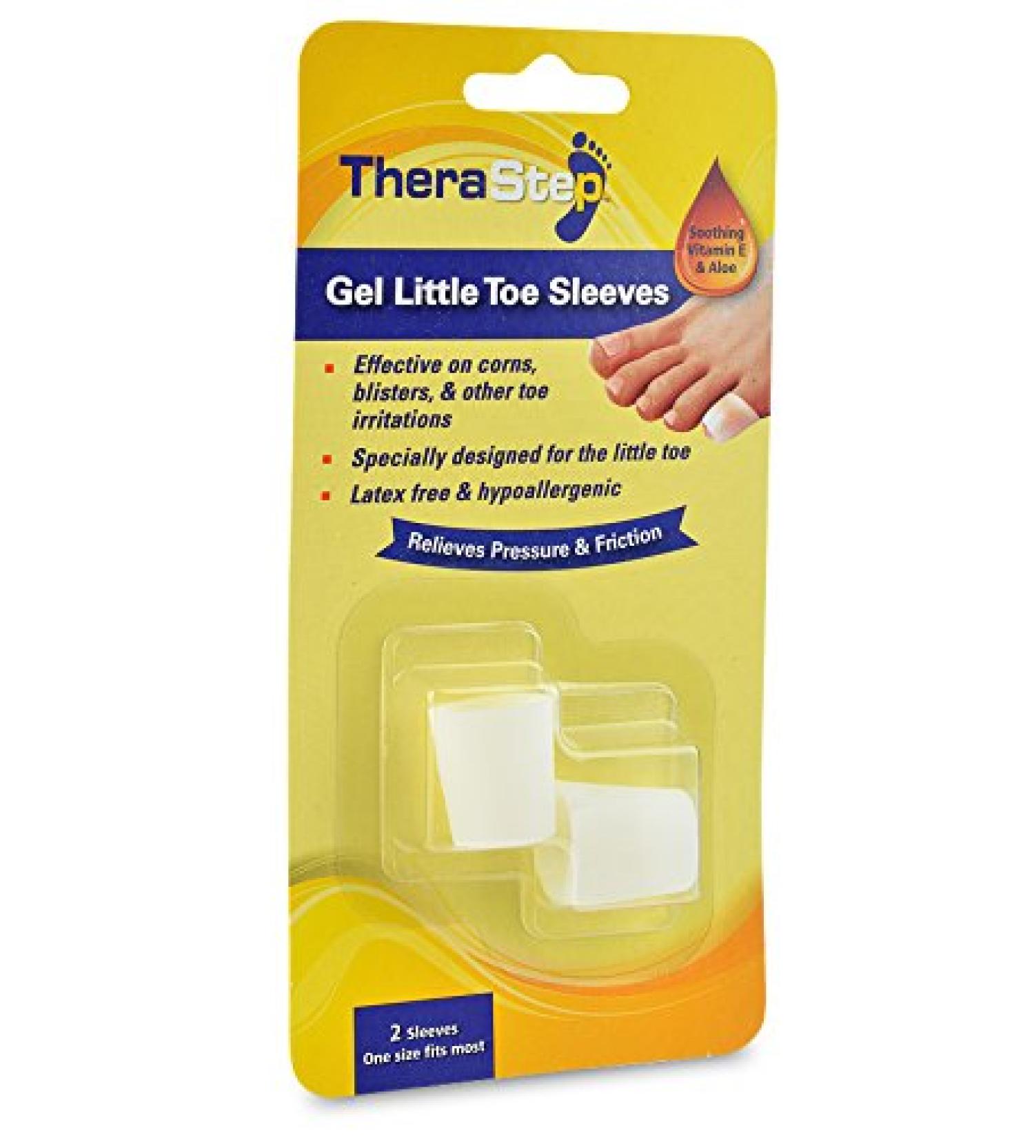 Silipos Gel Little Toe Sleeves - Corns, Calluses, Blisters Relief - Item 7019 - 2-Pack - One Size Fits Most - Buy Online on GoSupps.com