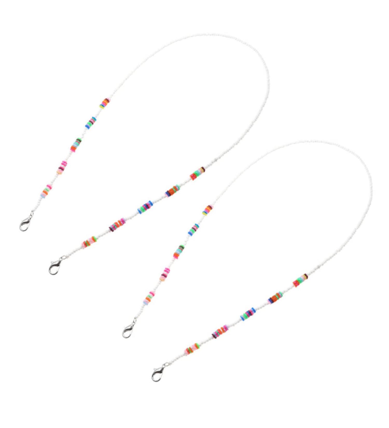 Frcolor 2 Pieces Children Mask Lanyard - Fall Protection Chain Multi-Purpose Hanging Tape for Masks & Hats Kid's Mask Decor - Buy Online on GoSupps.com