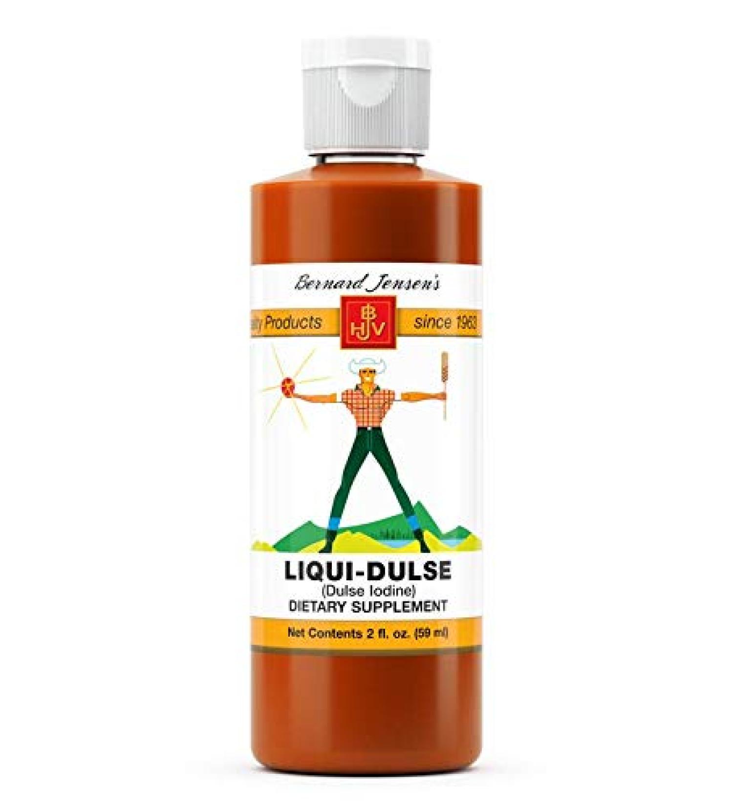 Bernard Jensen Liquid Dulse 2oz: Natural Sea Mineral Supplement - Buy Online on GoSupps.com