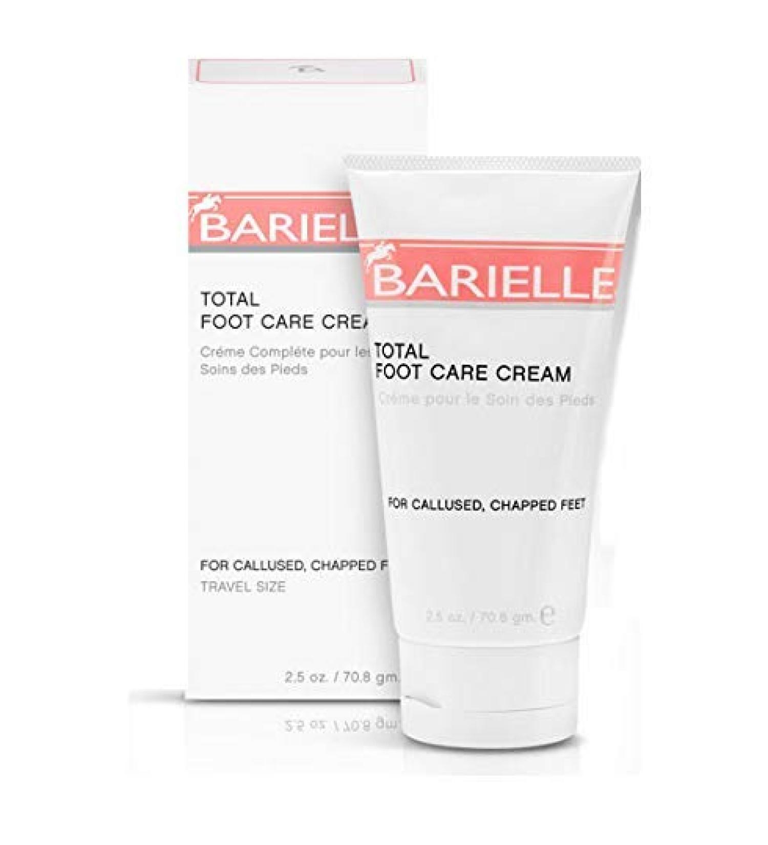 Barielle Total Foot Care Cream 2.5oz Travel Size - Nourishing Foot Cream for Soft and Smooth Feet - Buy Online on GoSupps.com