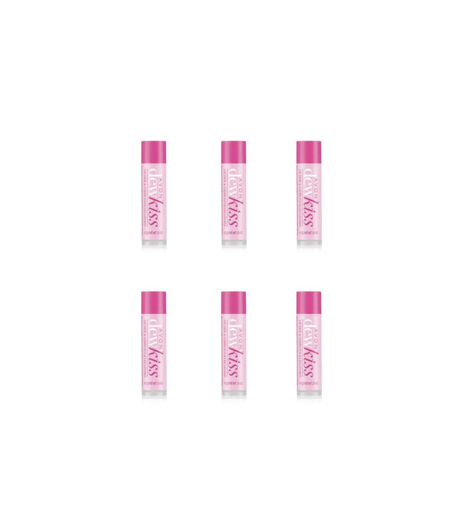 Avon Dew Kiss Lip Dew Lip Balm (6 Pack)