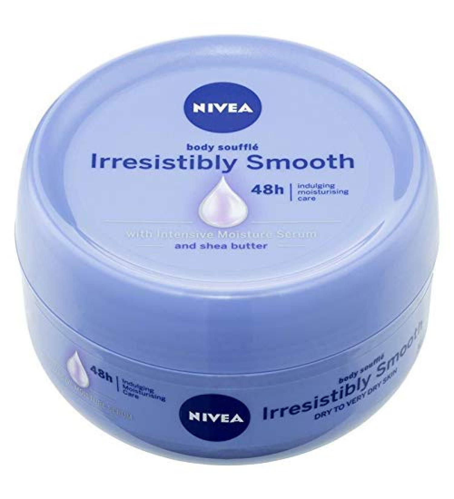 Nivea Souffl Smooth Sensation Cream Shea butter for Dry Dryer Skin 300 ml