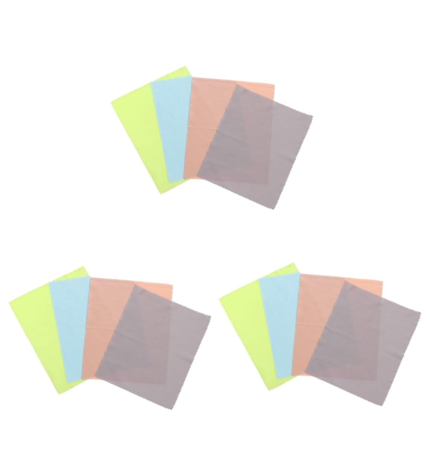 FRCOLOR 12 Pcs Eyeglasses Cleaning Cloths - Lint Free Glasses Cleaner Wipes & Accessories for Optimal Clarity - Buy Online on GoSupps.com