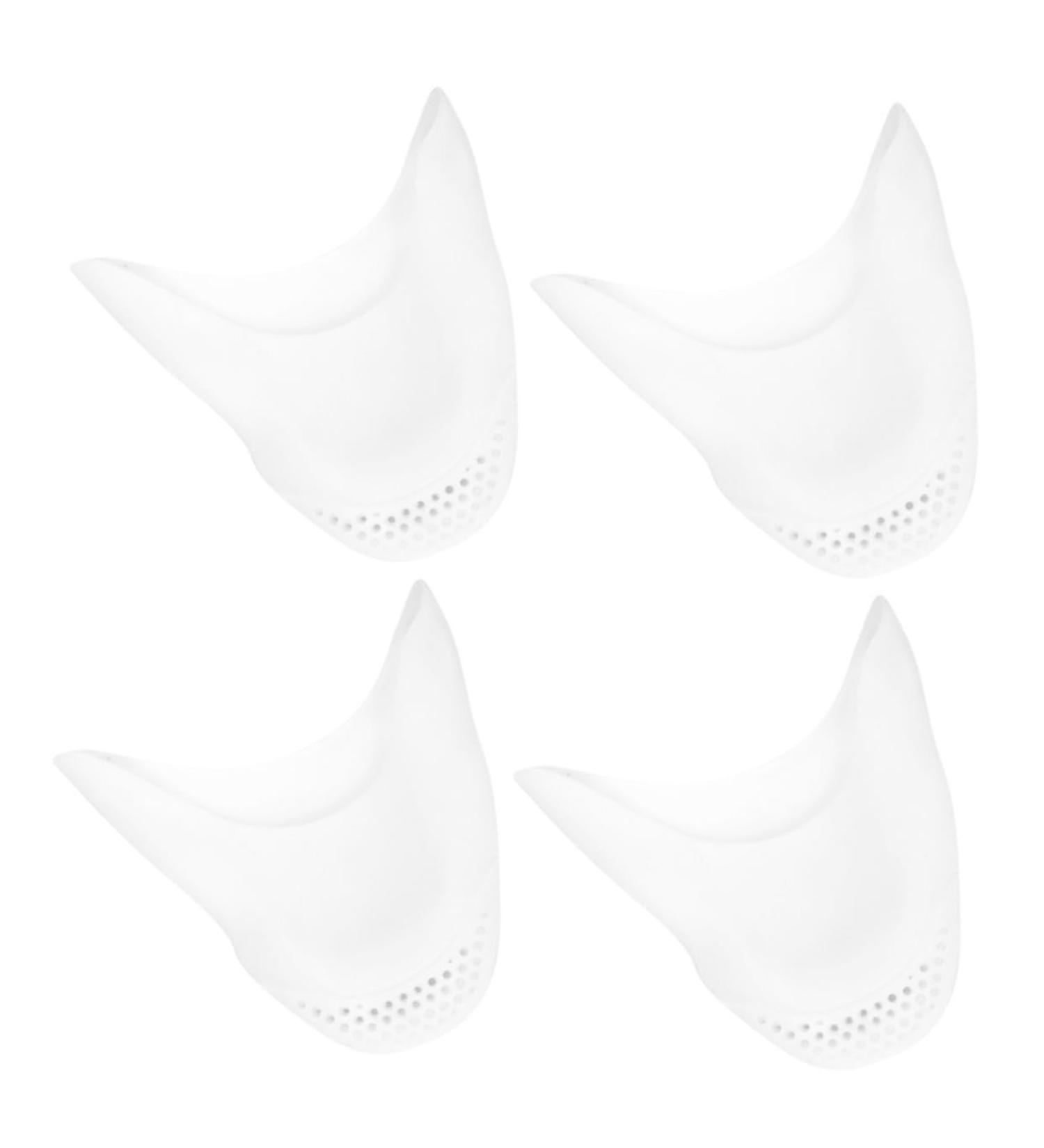 NOLITOY Forefoot Pad Toe Protectors for Women - High Heel Shoe Filler Inserts - Comfort & Support for Block Heels - White Elastic Insole - Buy Online on GoSupps.com