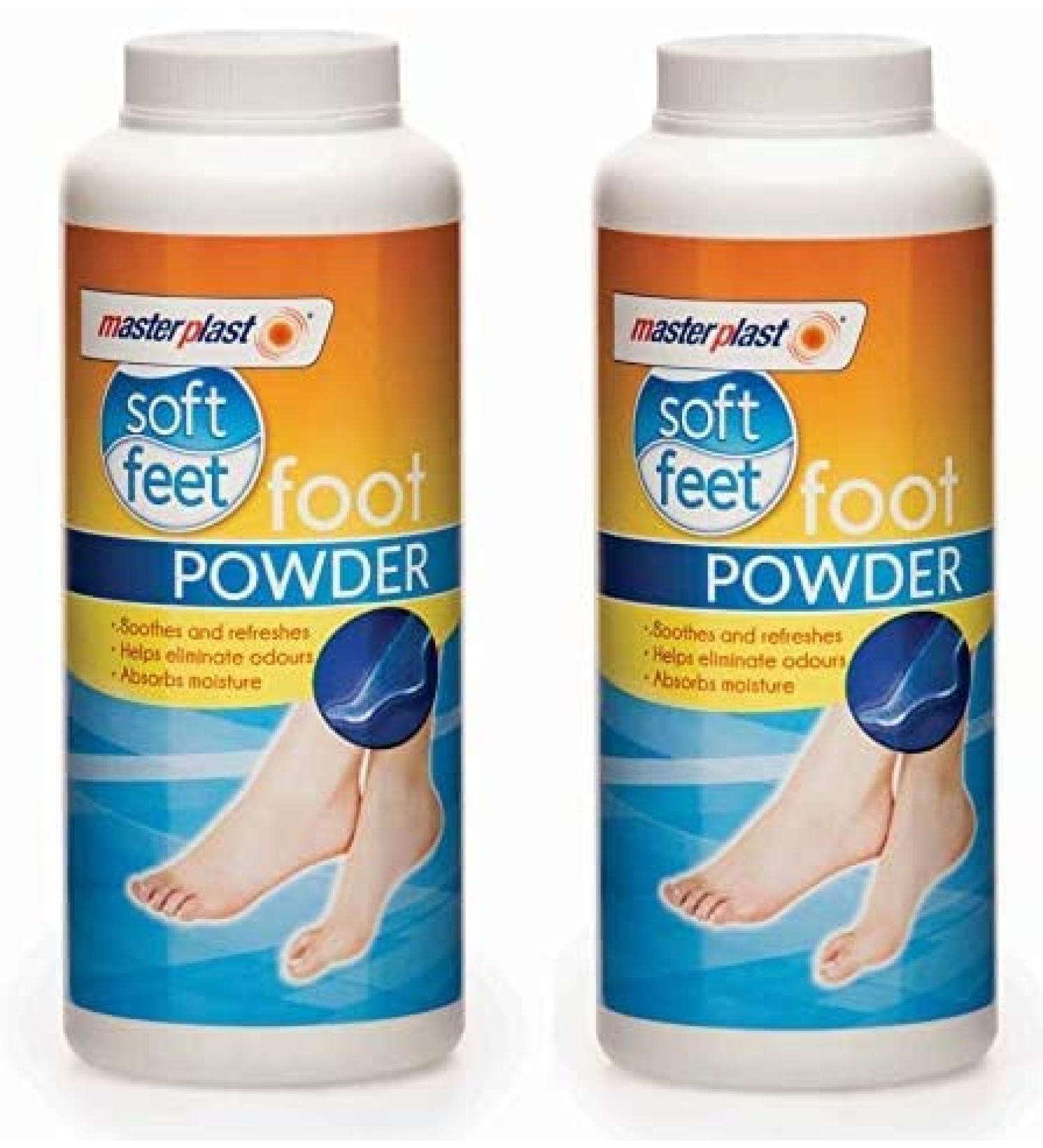 2x Foot Powder Soothes and Refreshes Absorbs Moisture Helps Eliminate Odours Smell