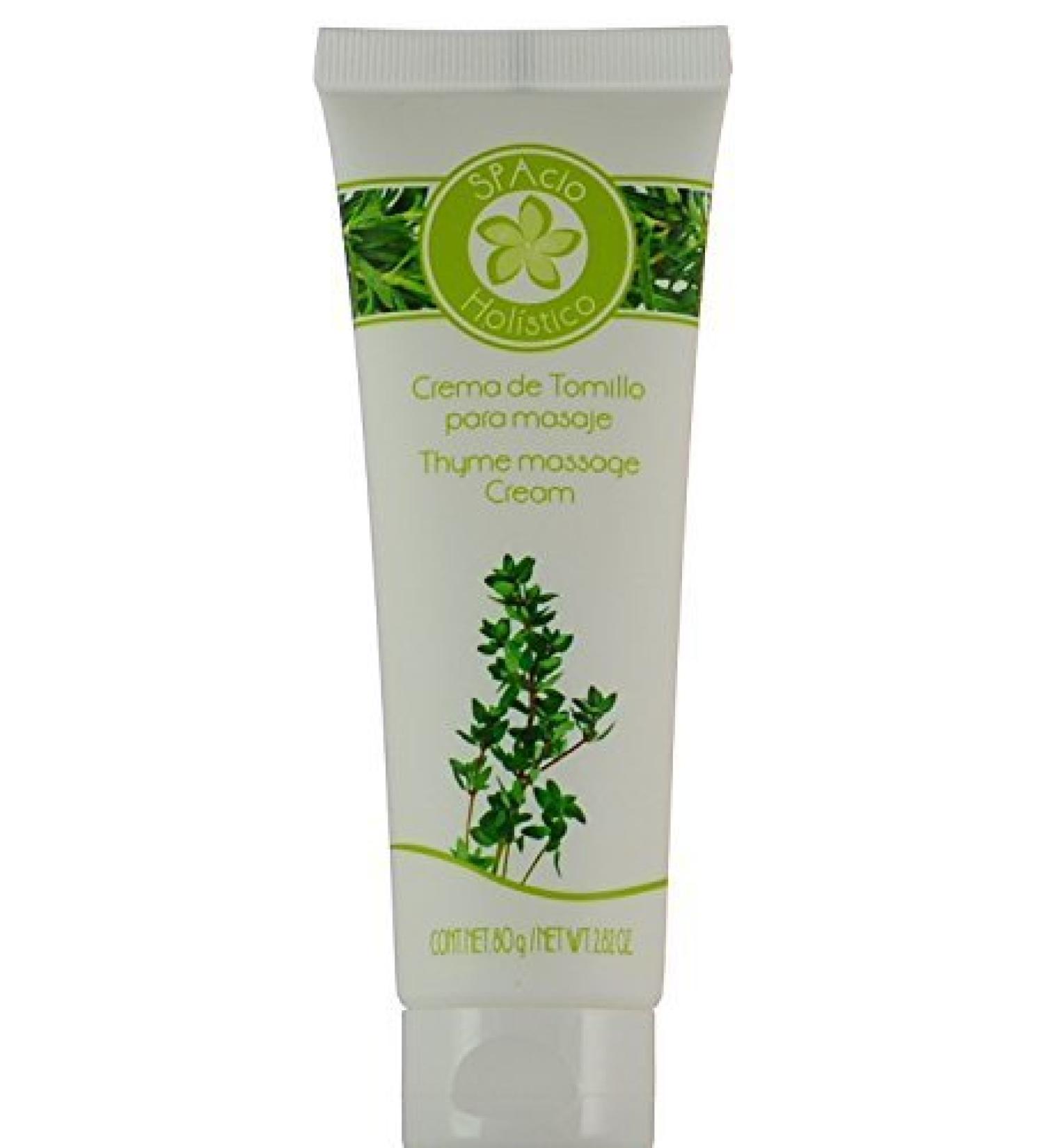 SPAcio Holistico Crema de Tomillo para masaje Thyme Massage Cream 80 g / 2.82 oz by Armand Dupree