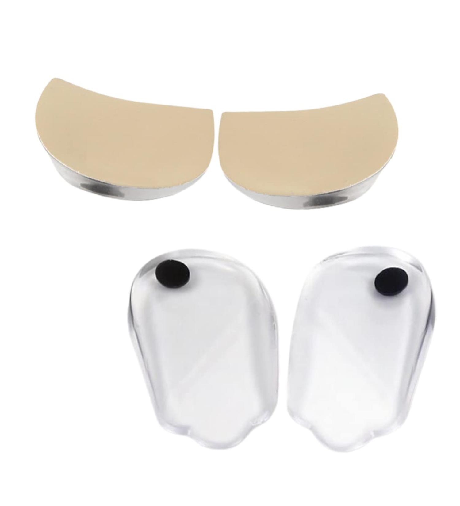NOLITOY Heel Correction Insoles - 2 Pairs Half Heel Lift Inserts for Comfort & Support - Ideal for Shoe Pads - International Shipping Available - Buy Online on GoSupps.com