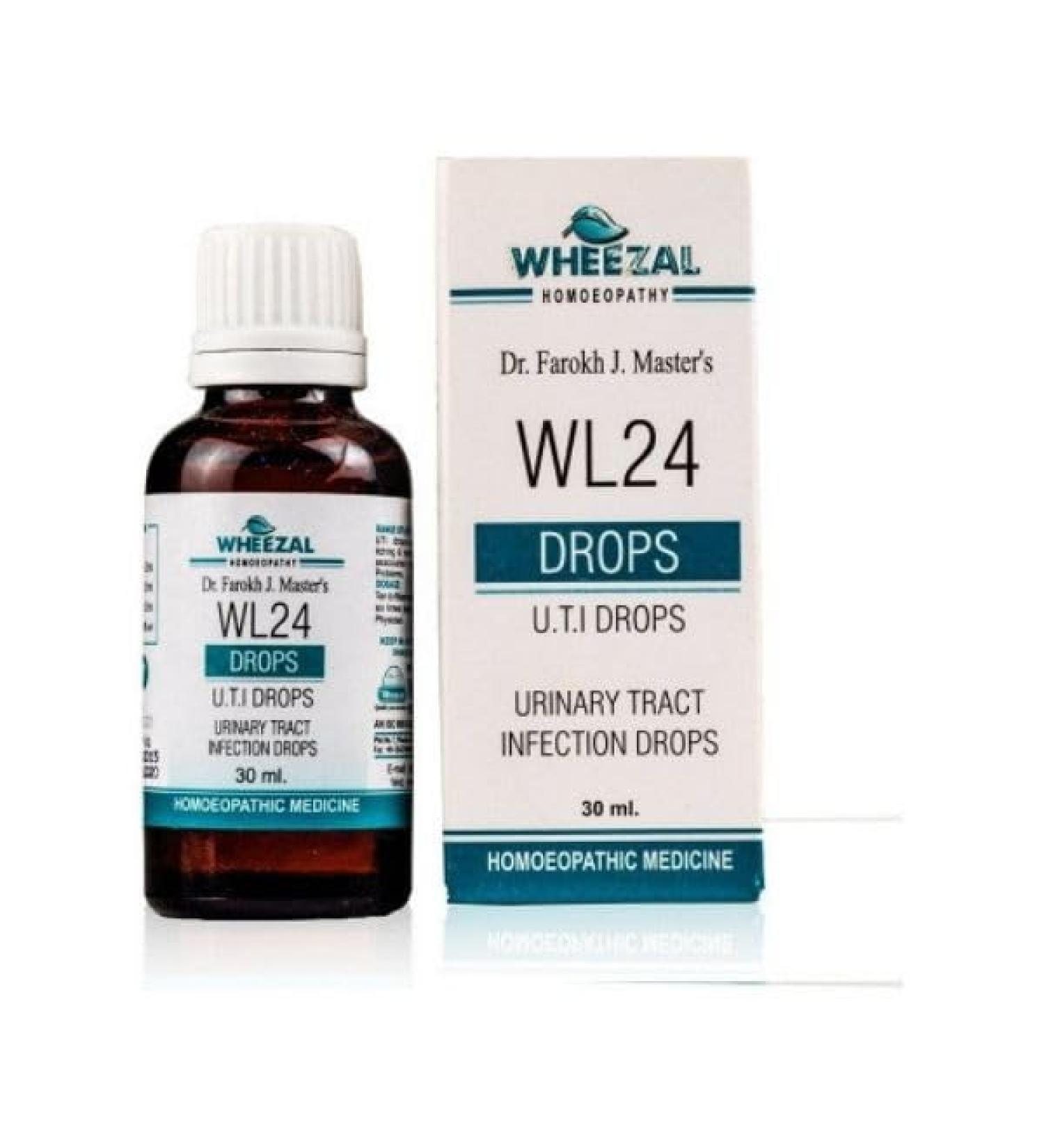 WL DROPS NO 24 UTI DROPS 30 ML WHEEZAL
