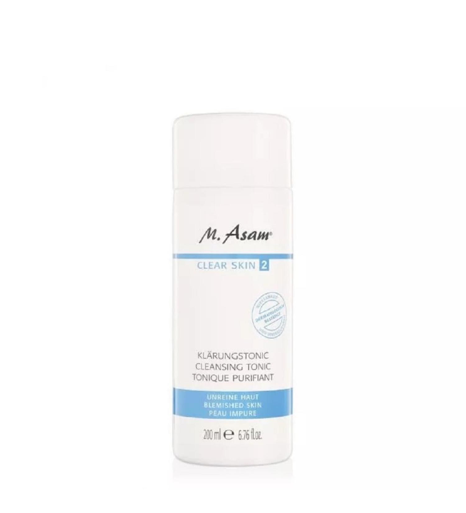 M. Asam Clear Skin Klarungstonic (200 ml) - Best Facial Water for Pimples & Blackheads Regulates Sebum for Optimal Skin Care - Buy Online on GoSupps.com
