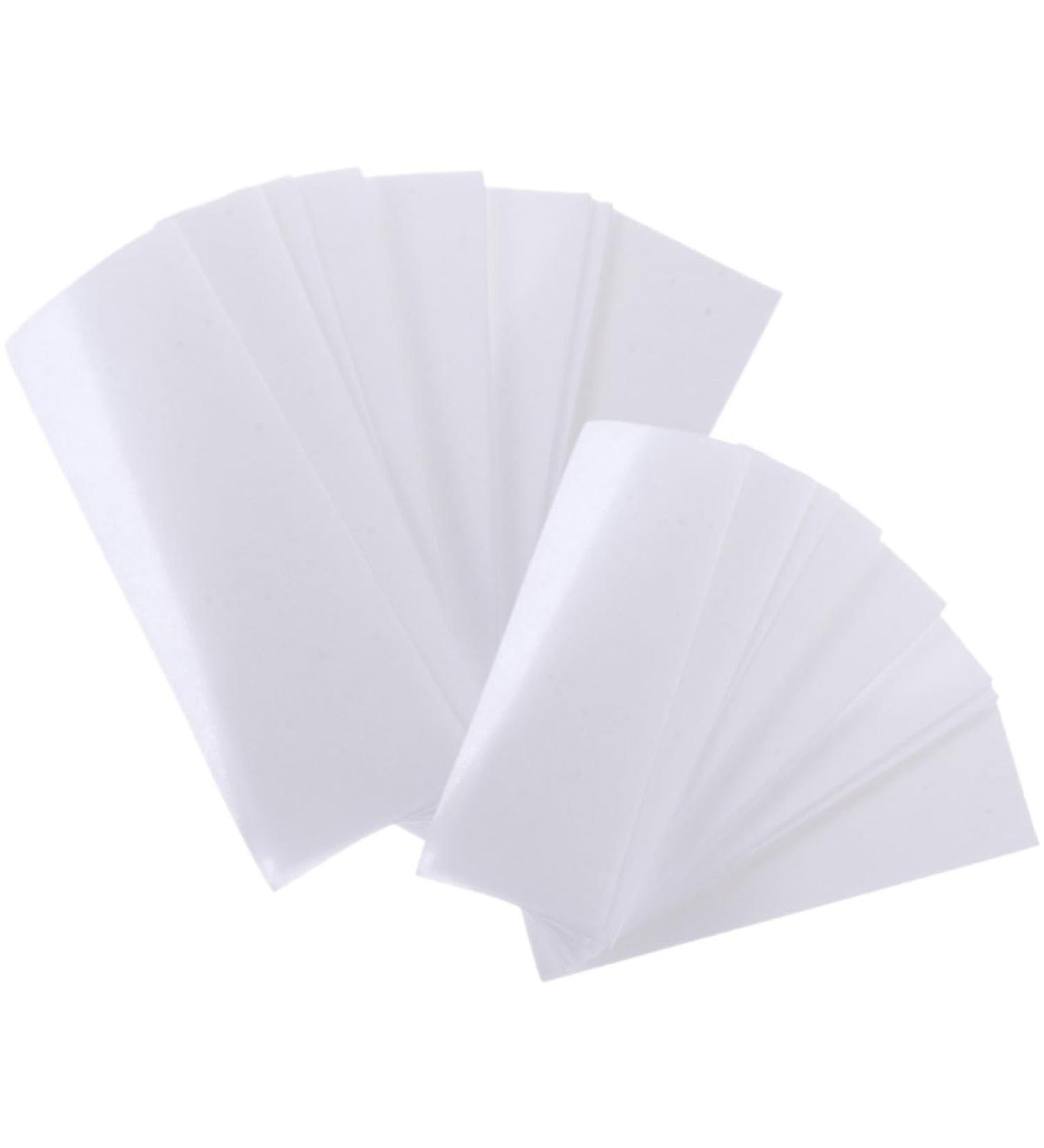 Veemoon 2 Petits 100 Pcs 2 Grands 100 Pcs) Papier Cir pilation et Rapide Bandes Cire Corporelle et Sourcils Usage Esth tique Domicile et Salon - Buy Online on GoSupps.com