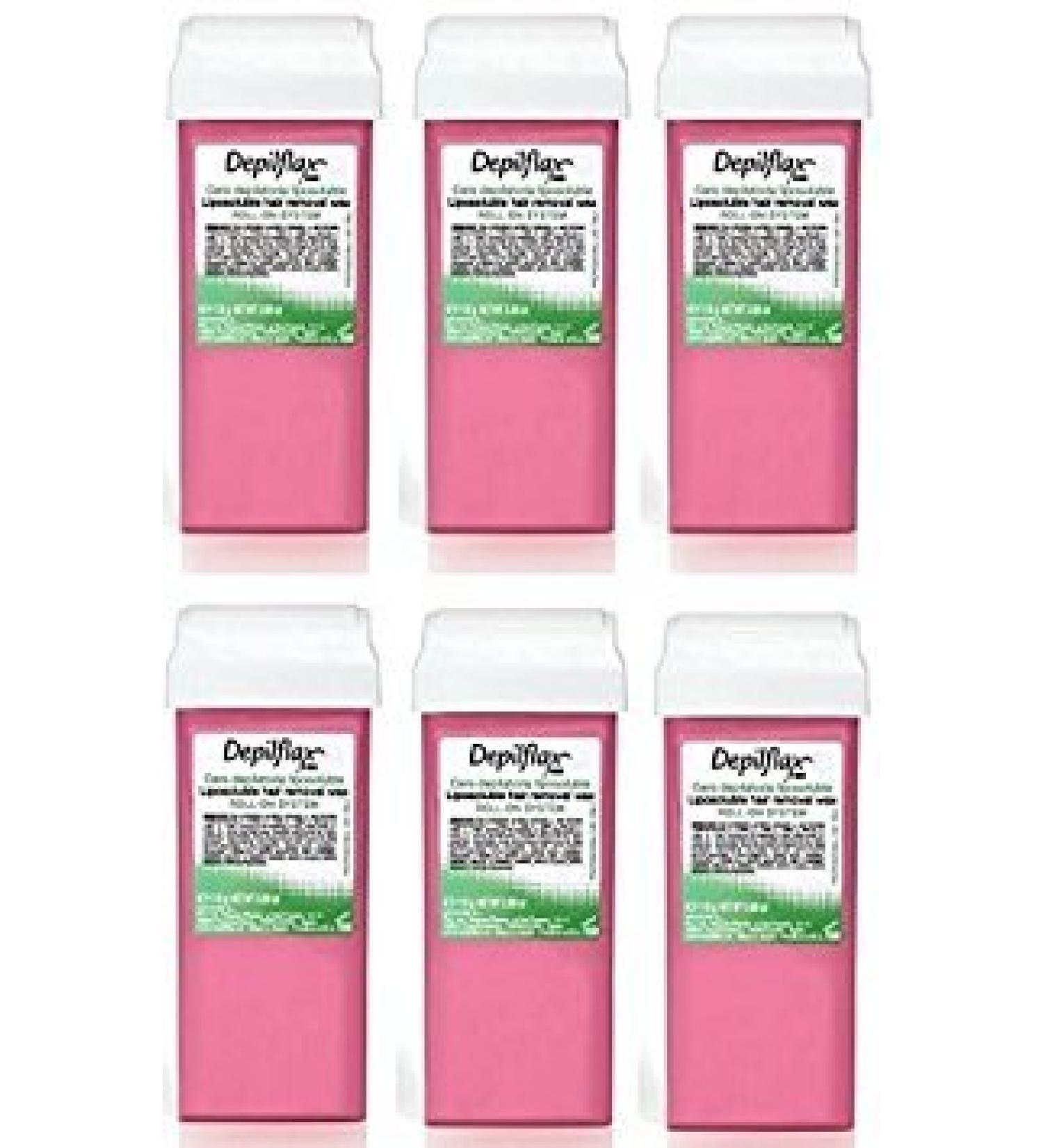 6 Roll Depilation Depilflax pink