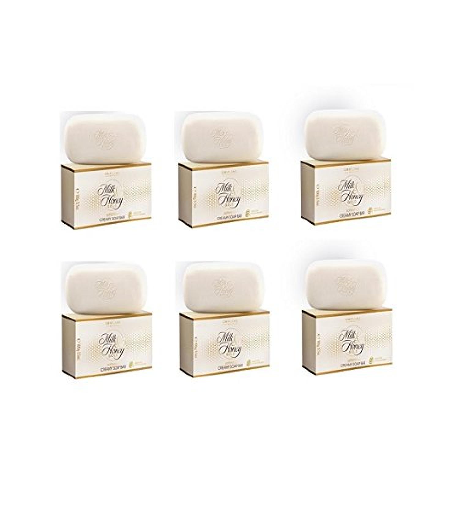 Oriflame Milk & Honey Gold Softening Creamy Soap Bar Set Of 6