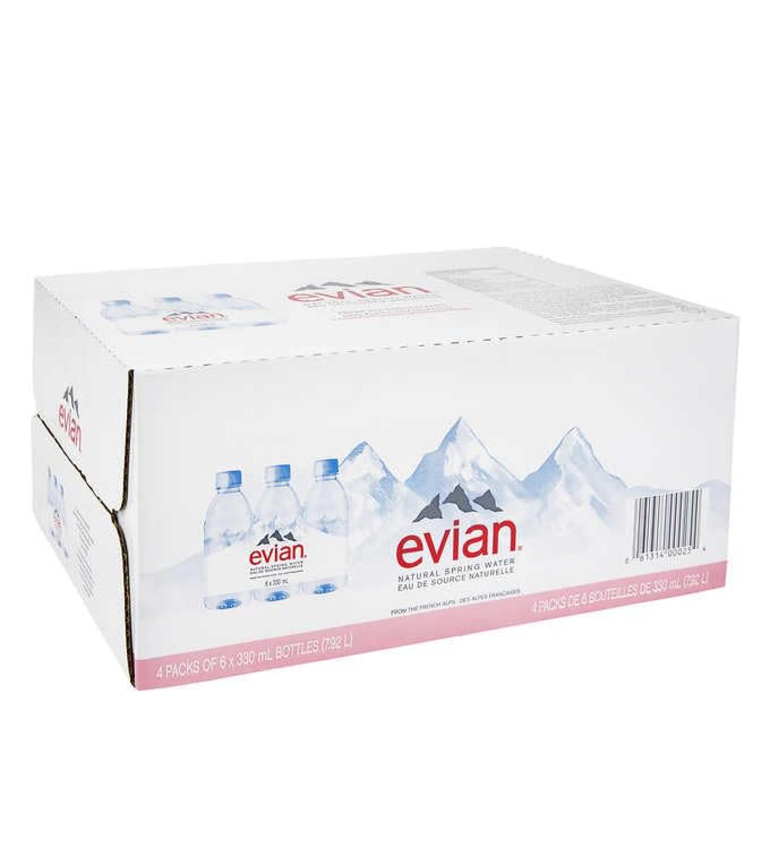 EVIAN SPRING WATER 24 X 330ML