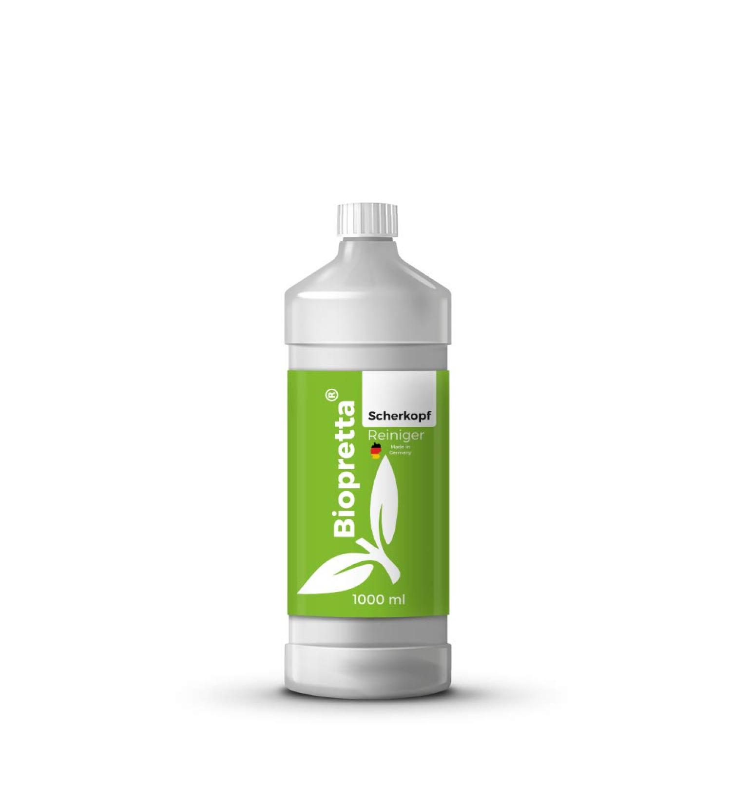Biopretta Shaving Head Cleaner - Refill Fluid for Cartridge Cleaning 1000ml - International Shipping Available - Buy Online on GoSupps.com