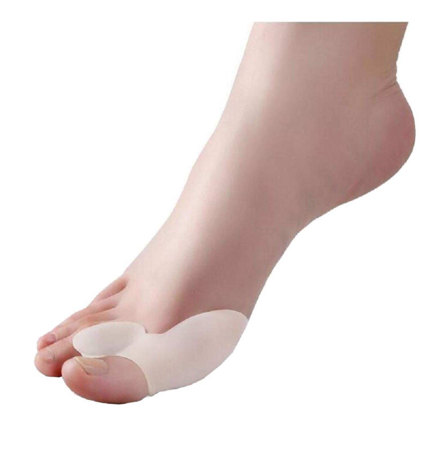 Hallux Valgus Corrector - Medical Silicone Gel Finger Separator - Pain Relief Wound Spreader - Anti-Chafing - Pack of 6 White Pieces - Perfect Gift for Christmas & Birthdays - Buy Online on GoSupps.com