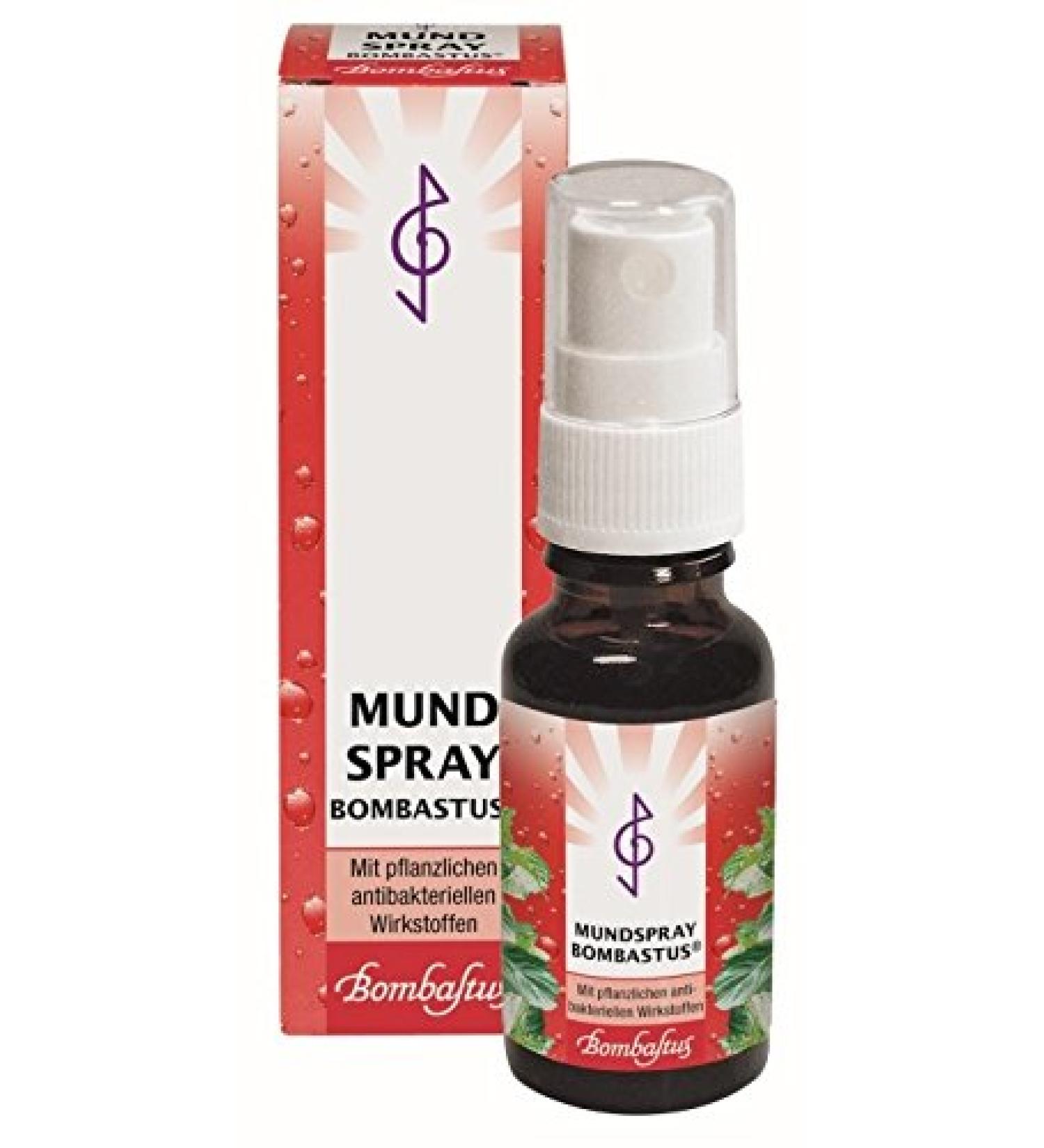 Mouth spray from Bombastus value pack of 3x20ml. With herbal antibacterial ingredients for quick oral care in between